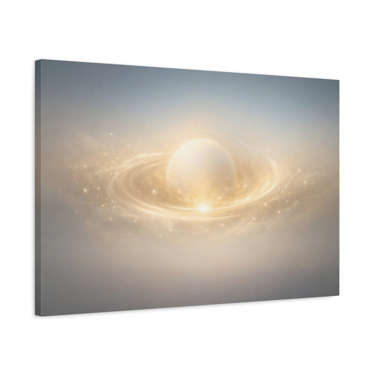 Nature Orbit Abstract Celestial Sphere Science Fiction - Canvas Wall Art Print