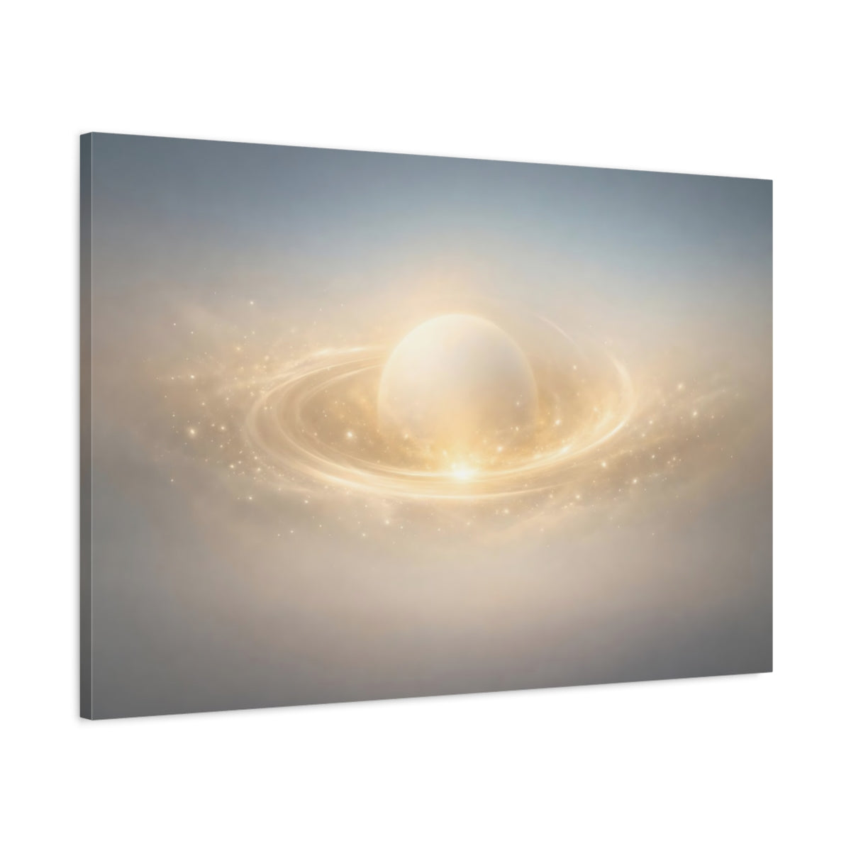 Nature Orbit Abstract Celestial Sphere Science Fiction - Canvas Wall Art Print