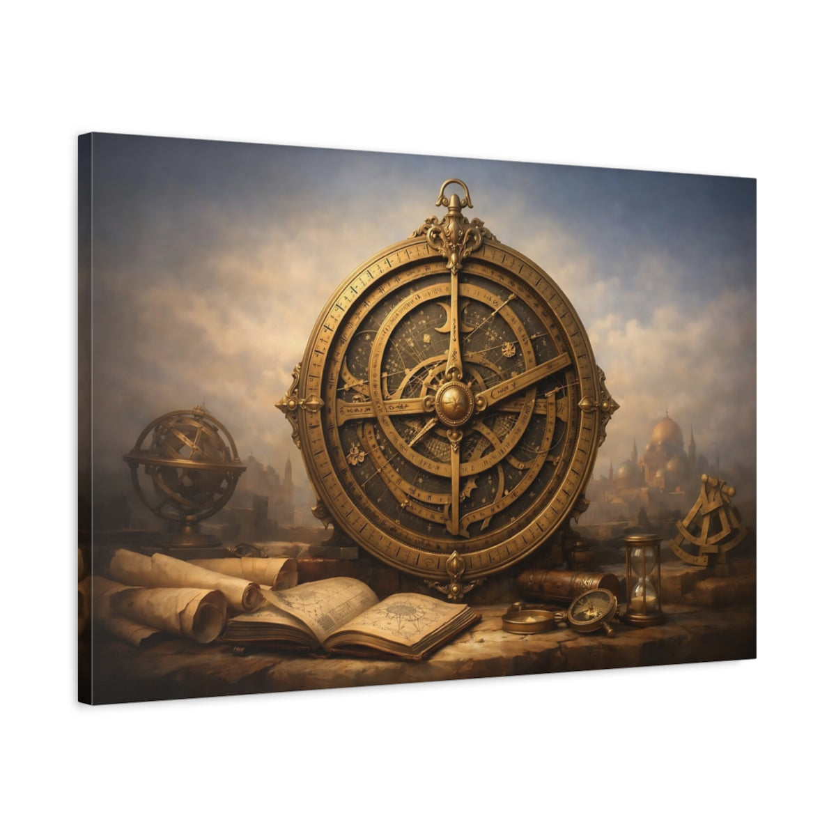 Astrolabe Maps - Canvas Wall Art Print