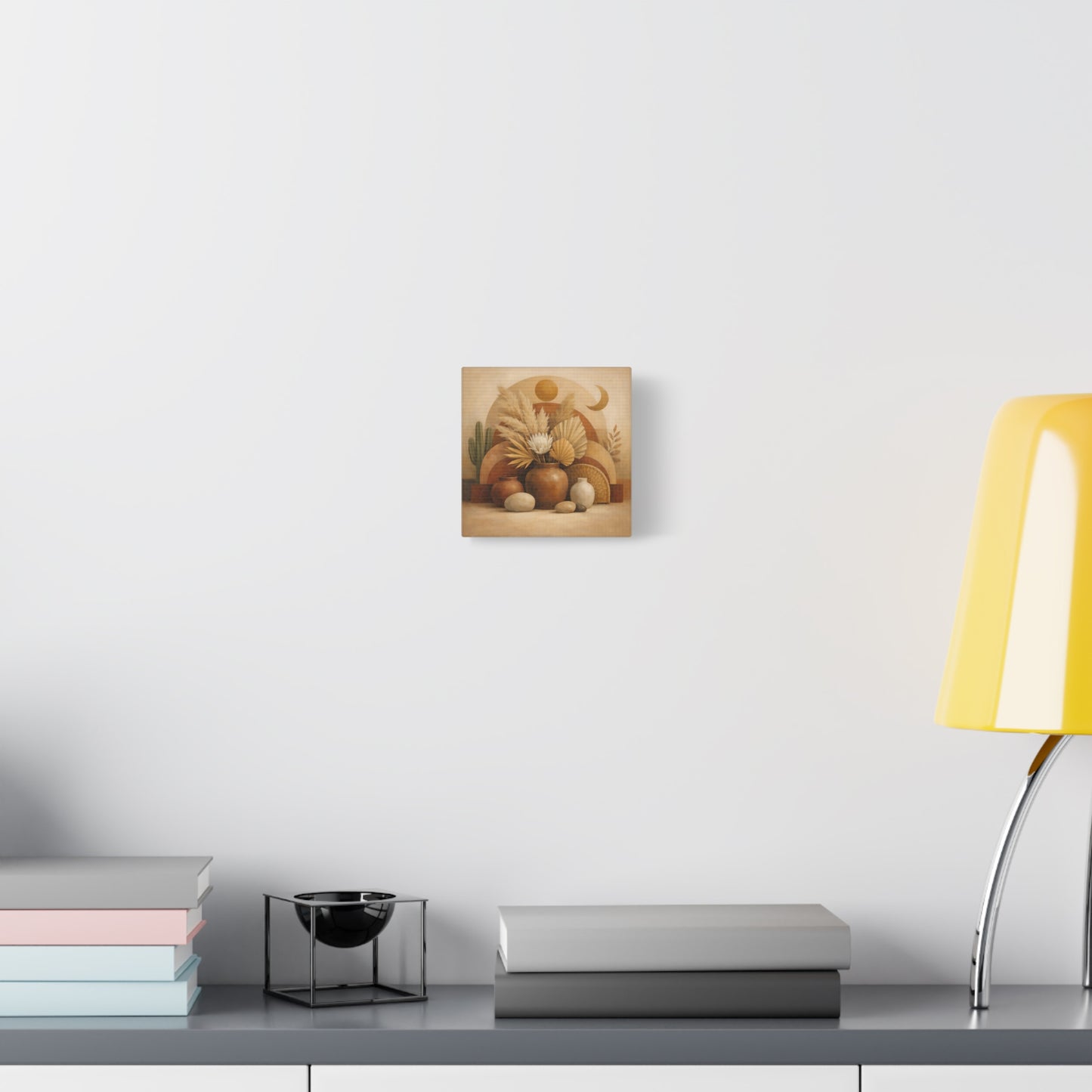 Nature Boho Still Life Brown And Beige - Canvas Wall Art Print