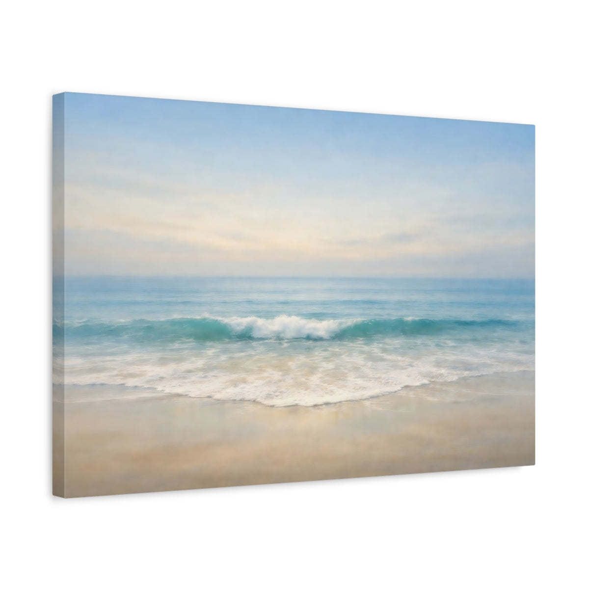 Seascape Line Abstract Ocean Nature - Canvas Wall Art Print