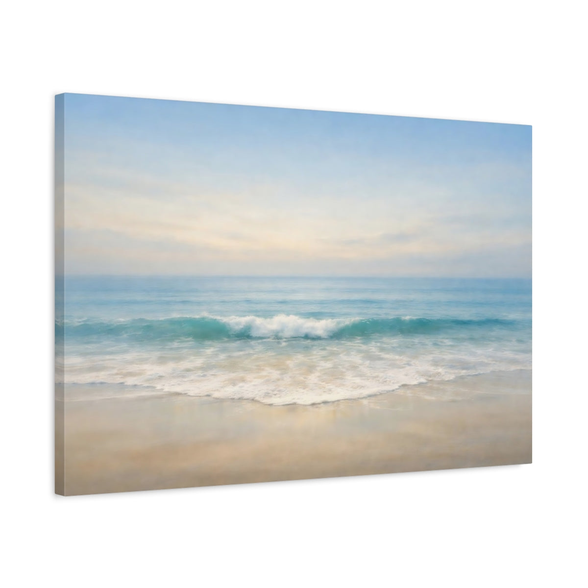 Seascape Line Abstract Ocean Nature - Canvas Wall Art Print