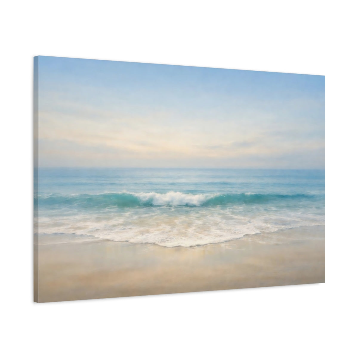 Seascape Line Abstract Ocean Nature - Canvas Wall Art Print