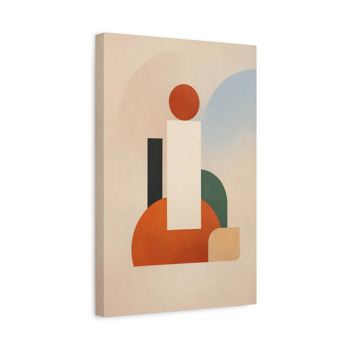 Side Mockup 4. Abstract Geometric Shapes Abstract Shapes shown as stretched canvas wall art