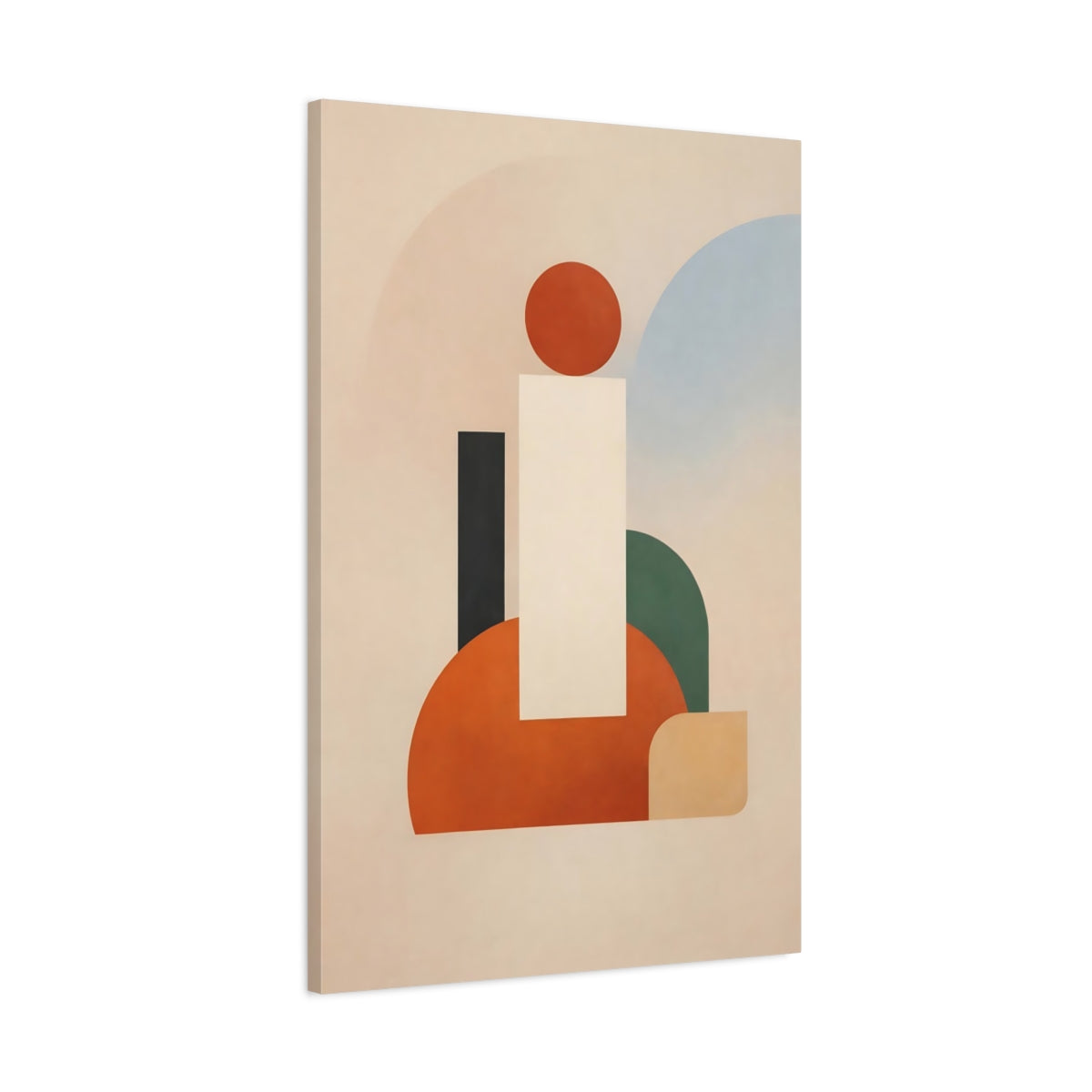 Side Mockup 1. Abstract Geometric Shapes Abstract Shapes shown as stretched canvas wall art