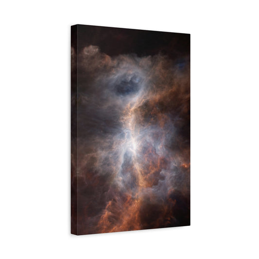 Abstract Space Canvas Print - Orion Nebula Dance NASA Wall Art