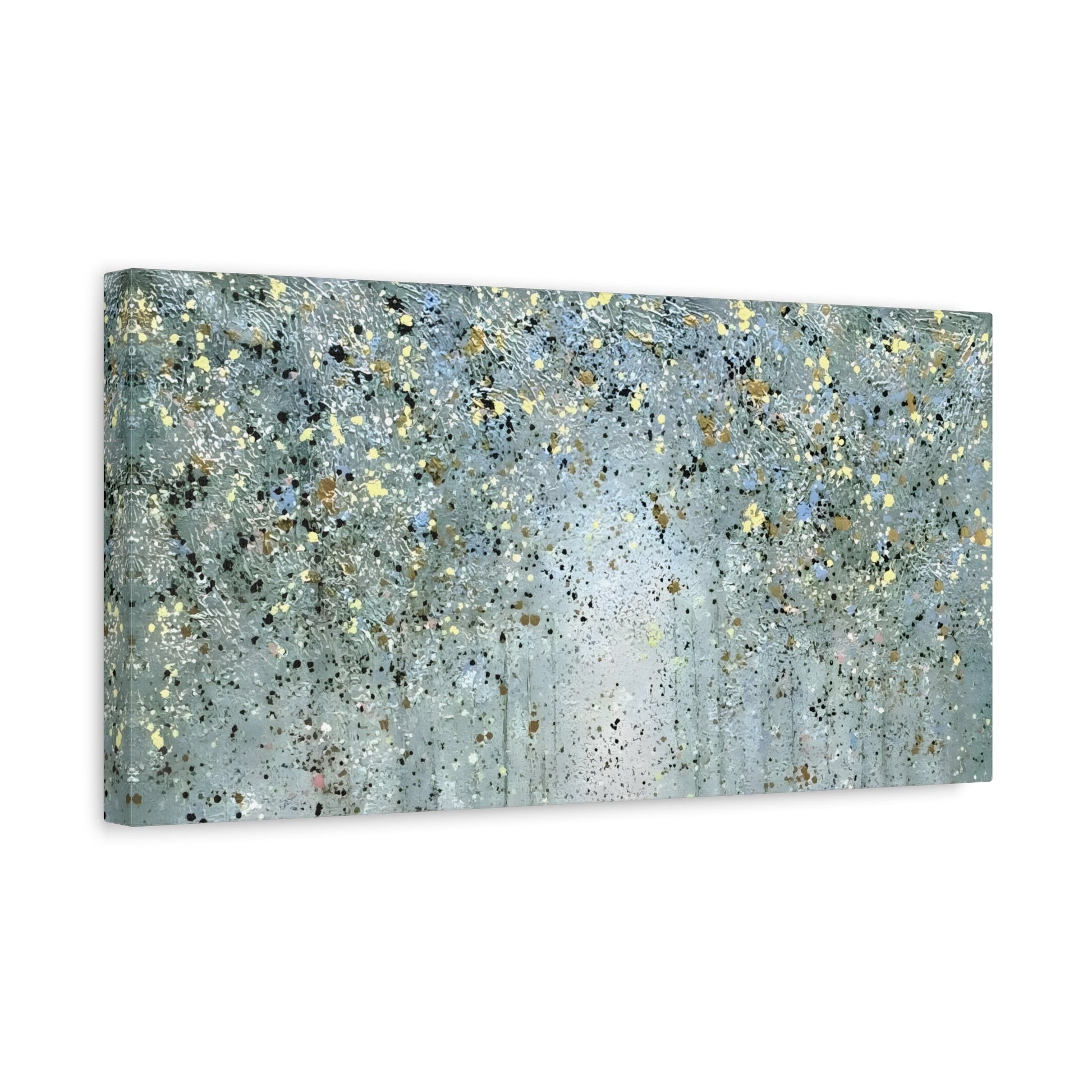 Abstract Sparkling Forest Large Canvas Wall Art Print