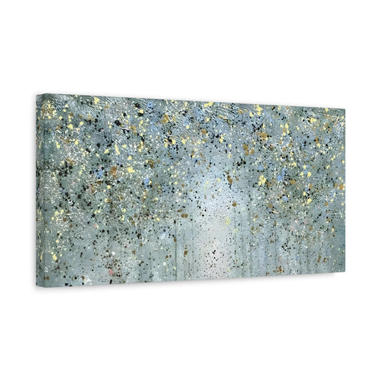Abstract Sparkling Forest Large Canvas Wall Art Print