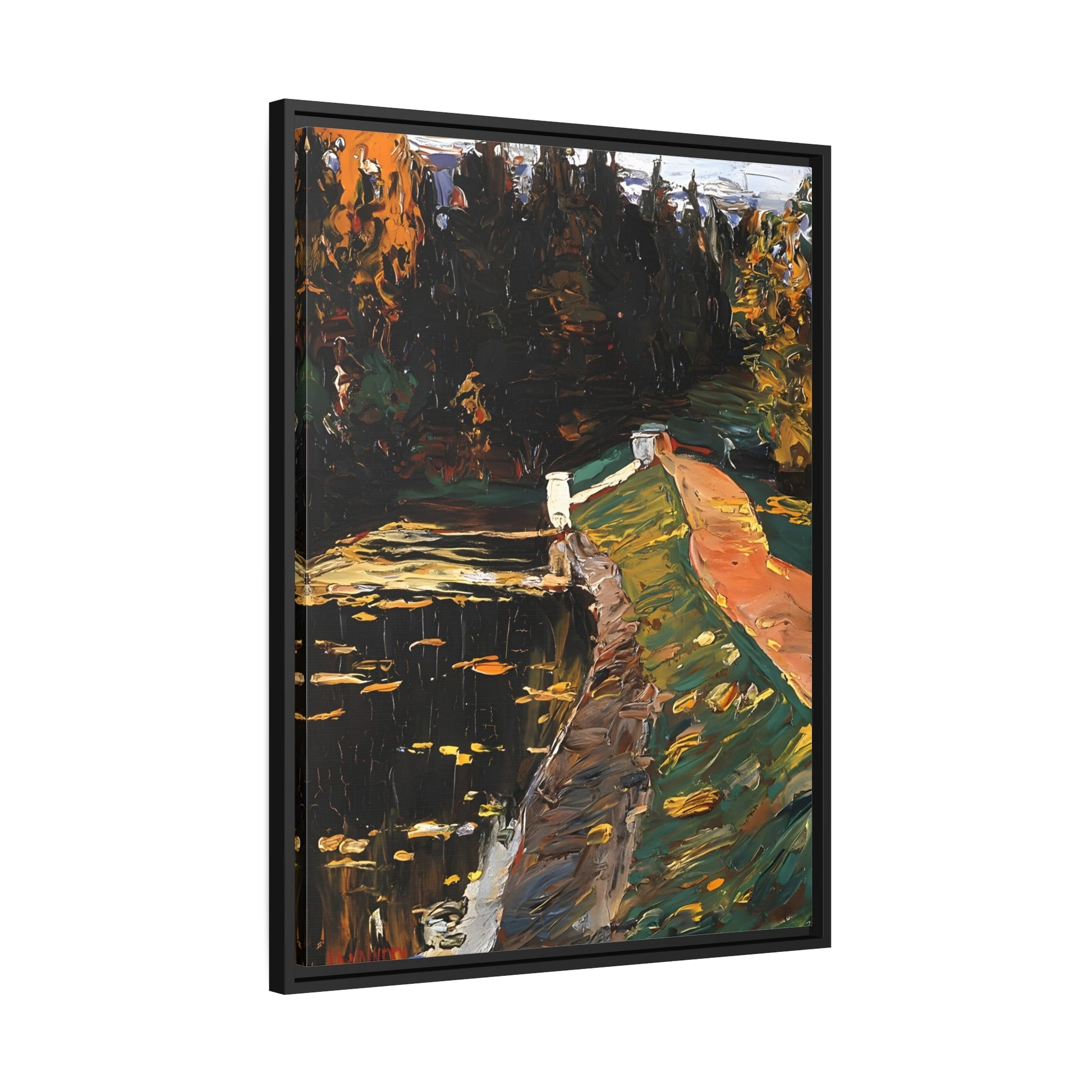 Abstract Waters Canvas Print - Wall Art Sluice by Kandinsky