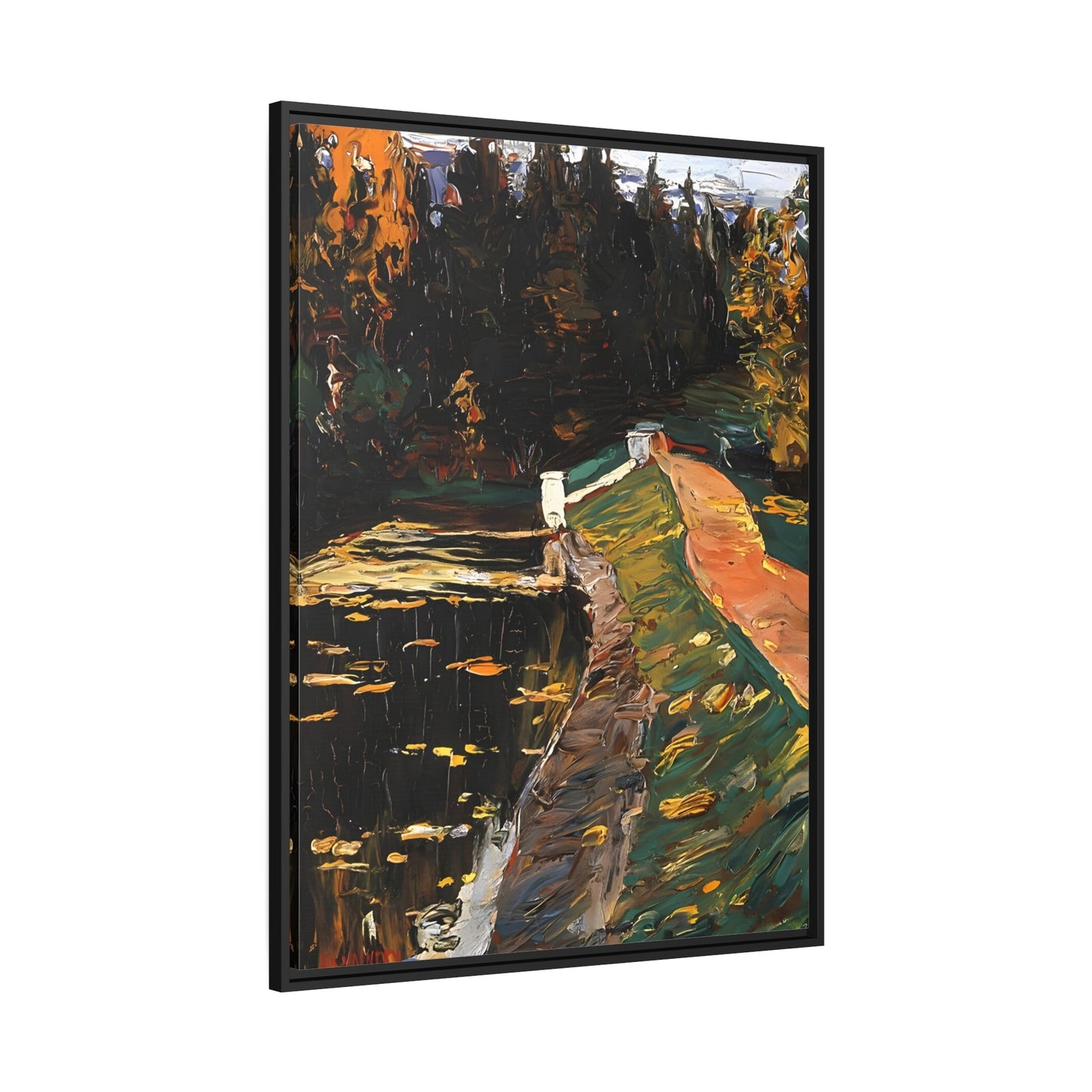 Abstract Waters Canvas Print - Wall Art Sluice by Kandinsky