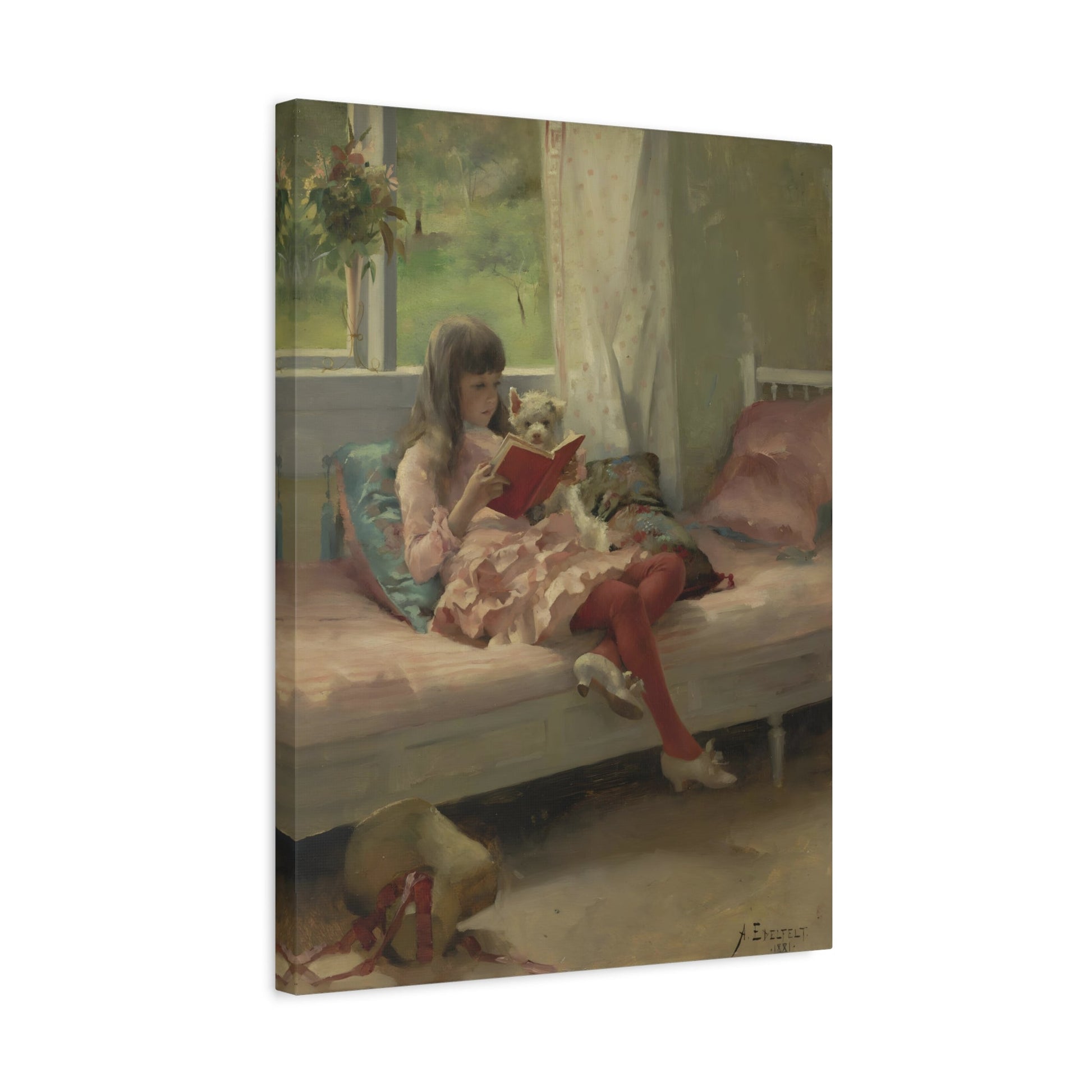 Albert Edelfelt Good Friends - Canvas Art Reproduction