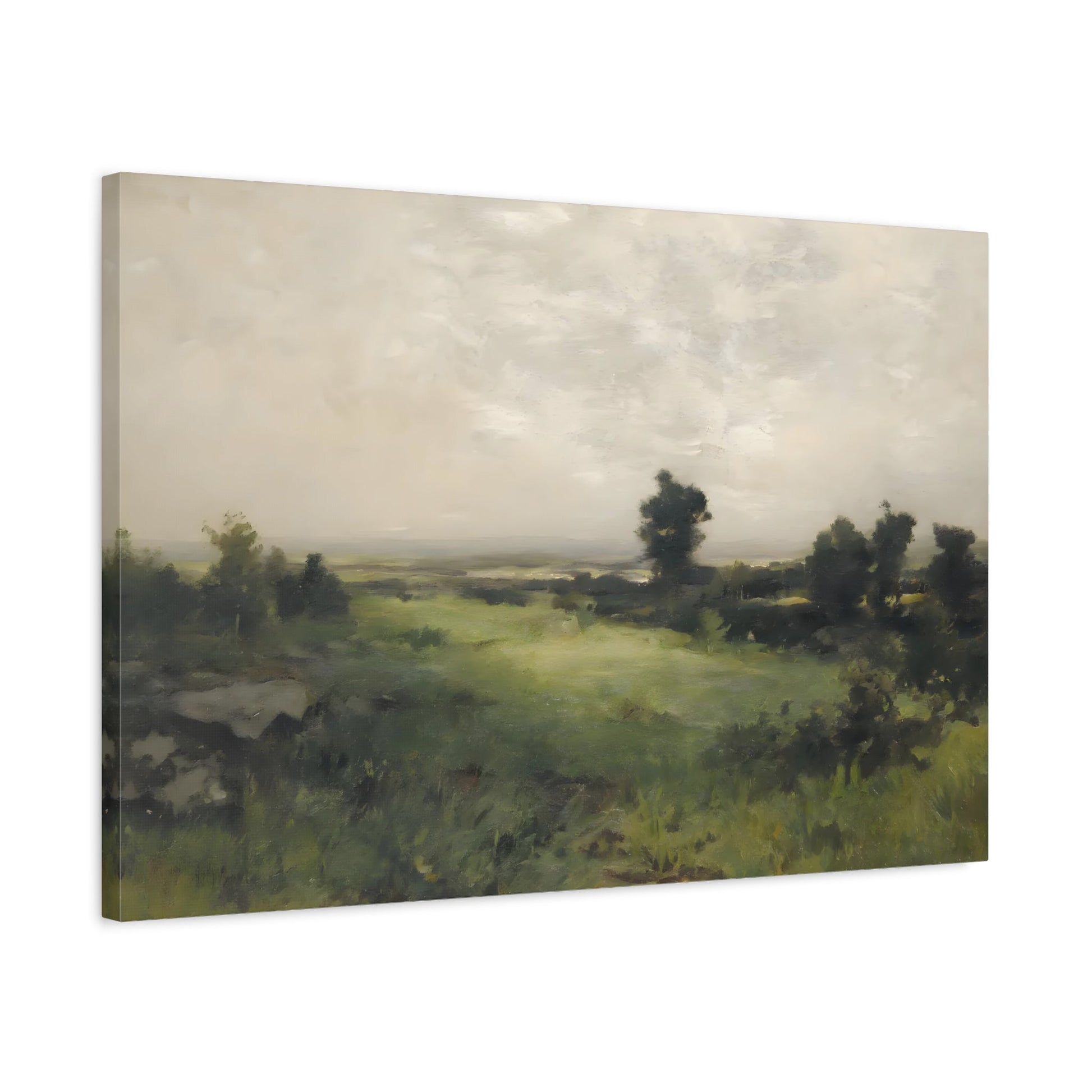 Alexander Wyant - American Landscape Housatonic Valley Canvas Art Print