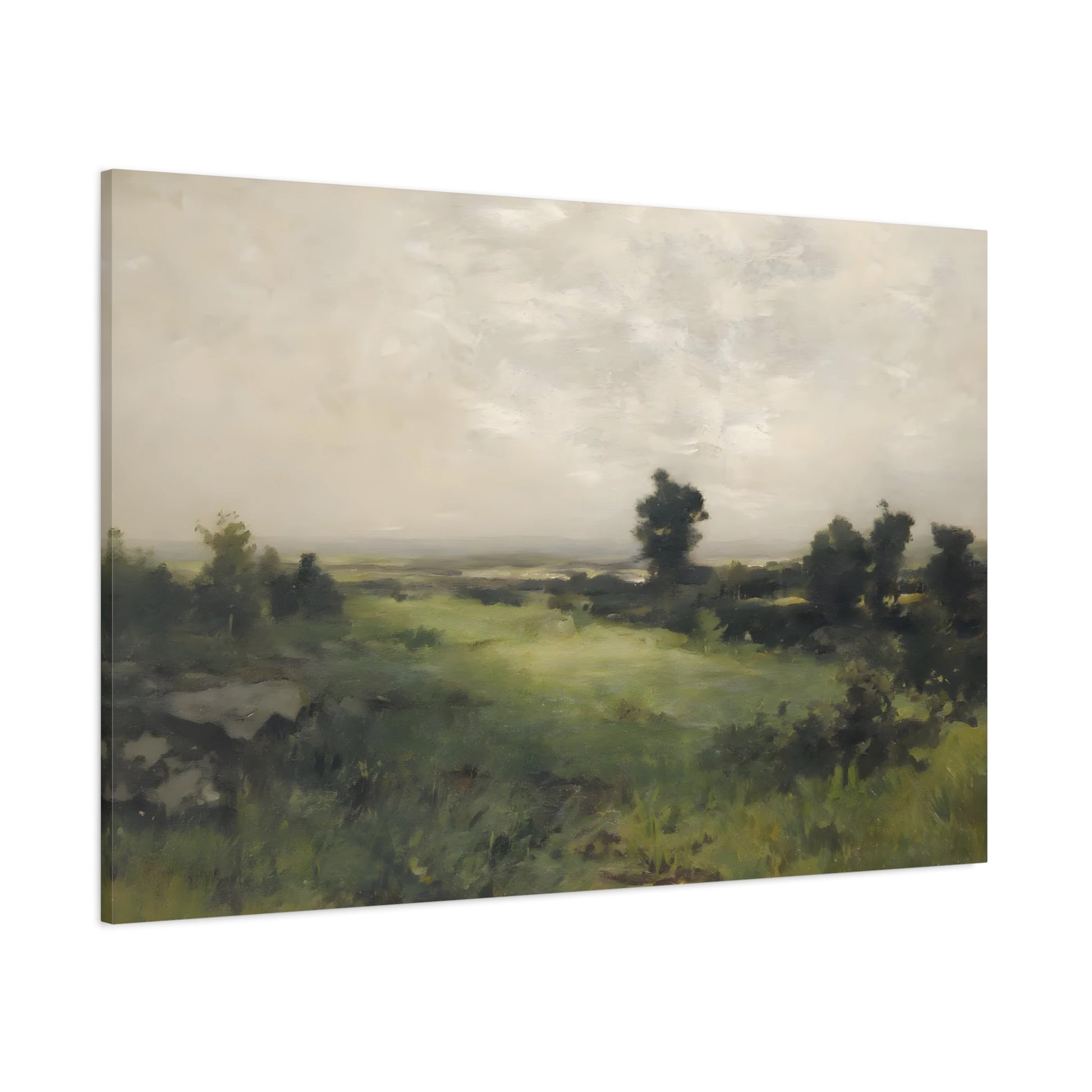 Alexander Wyant - American Landscape Housatonic Valley Canvas Art Print