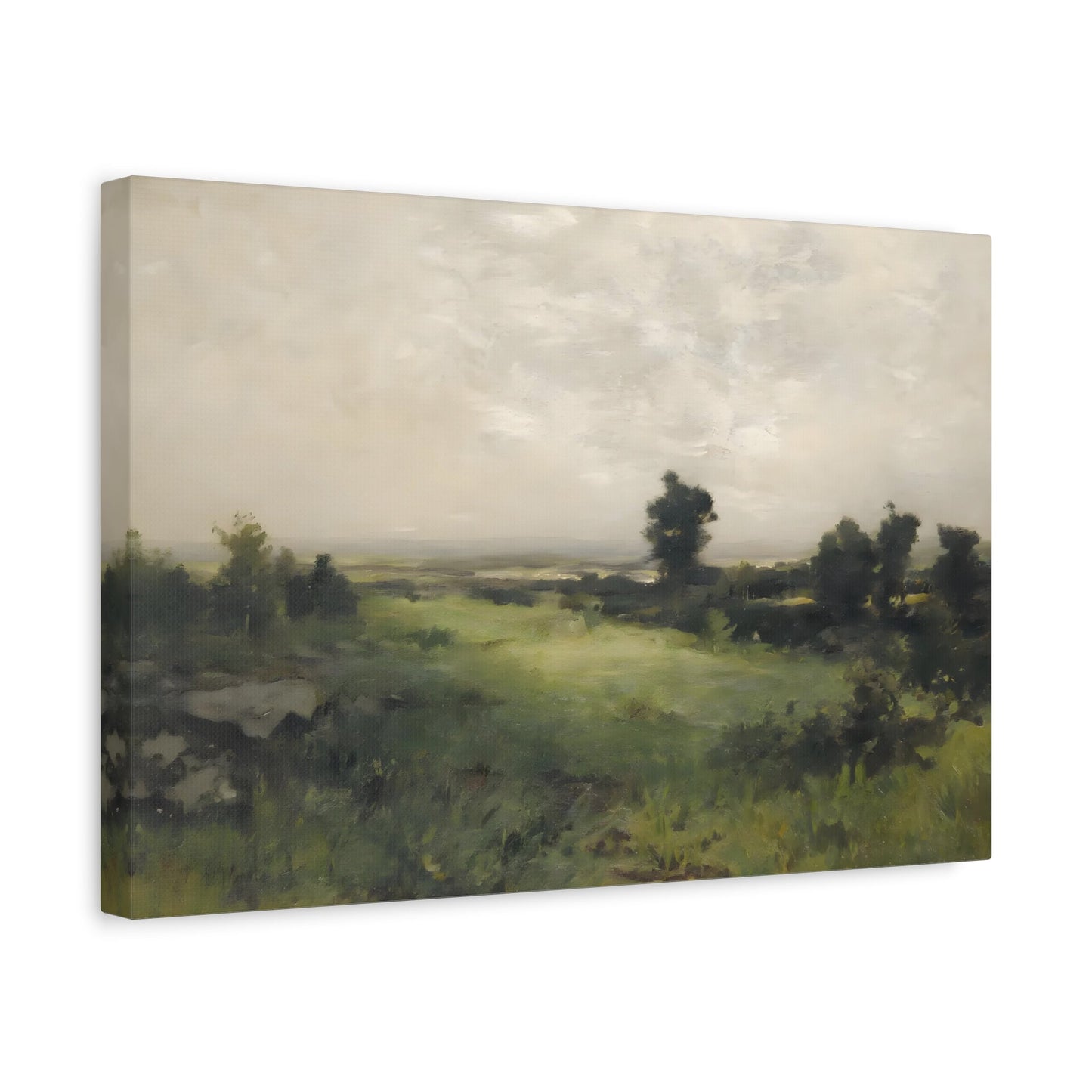 Alexander Wyant - American Landscape Housatonic Valley Canvas Art Print