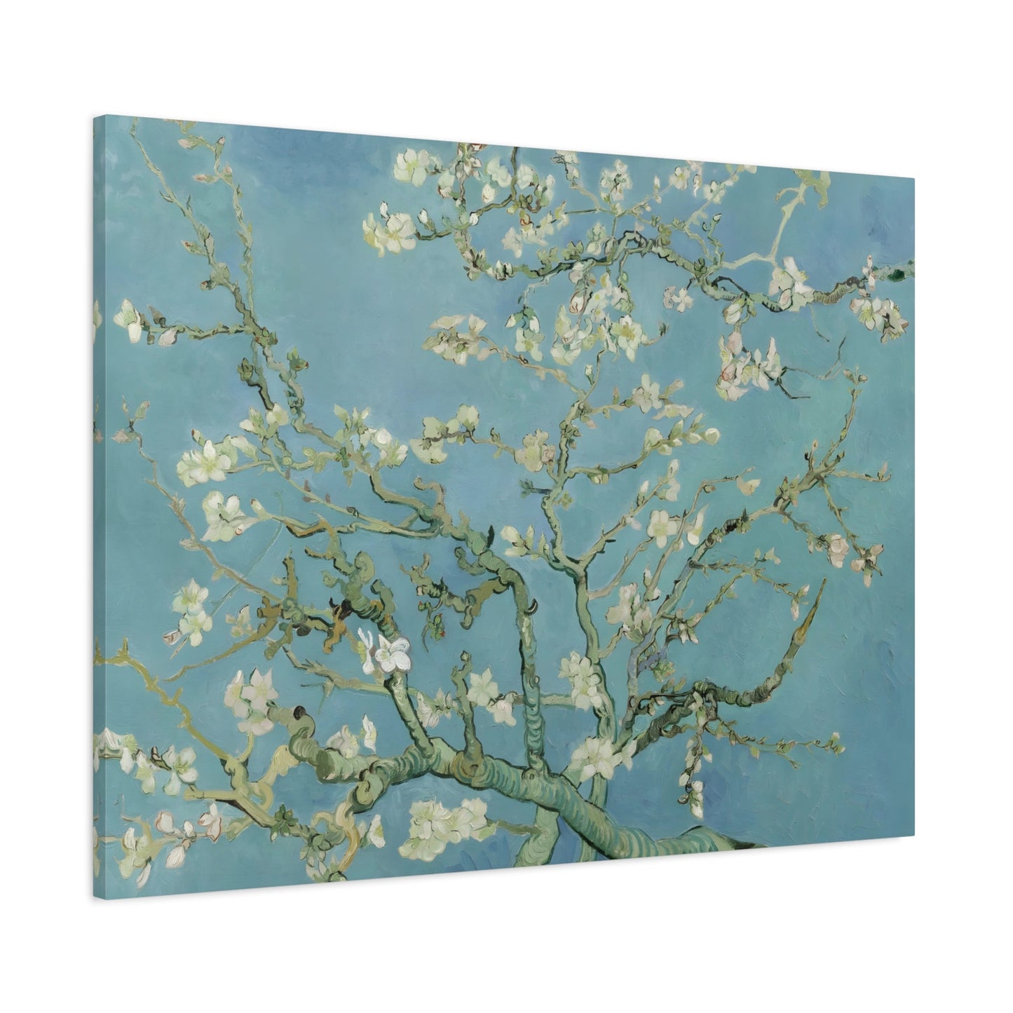 Almond Blossom Tree Canvas Wall Art Print - Famous Vintage by Van Gogh