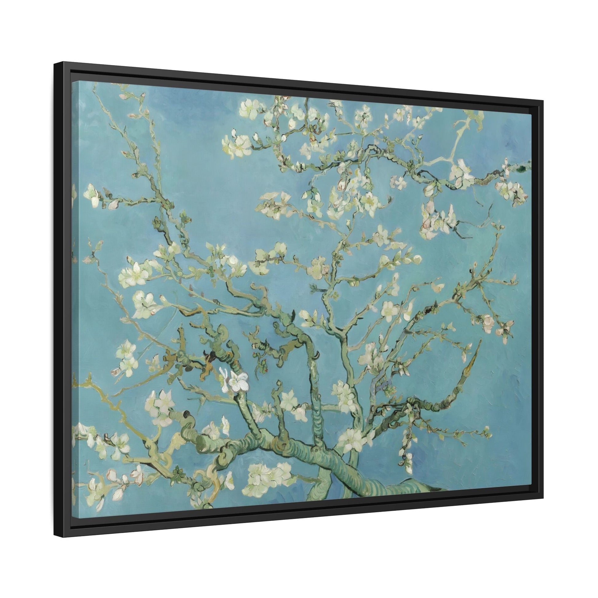 Almond Blossom Tree Van Gogh - Framed Canvas Wall Art Print