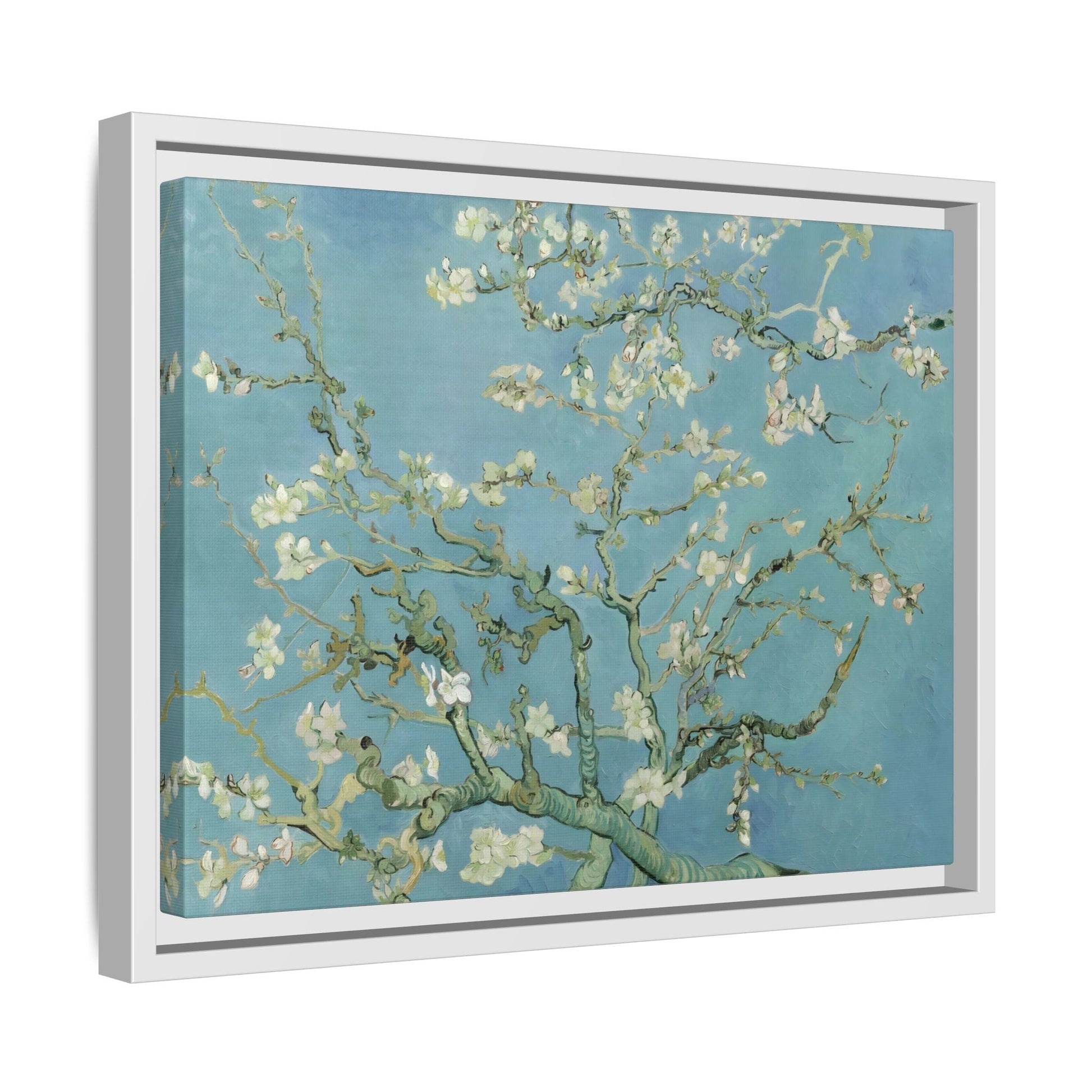 Almond Blossom Tree Van Gogh - Framed Canvas Wall Art Print