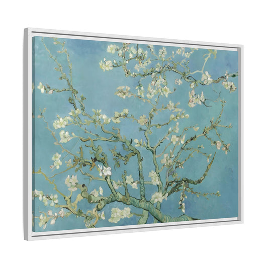 Almond Blossom Tree Van Gogh - Framed Canvas Wall Art Print