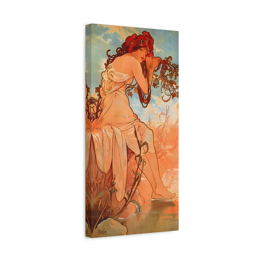 Alphonse Mucha Four Seasons Summer Canvas Classic Wall Art Print