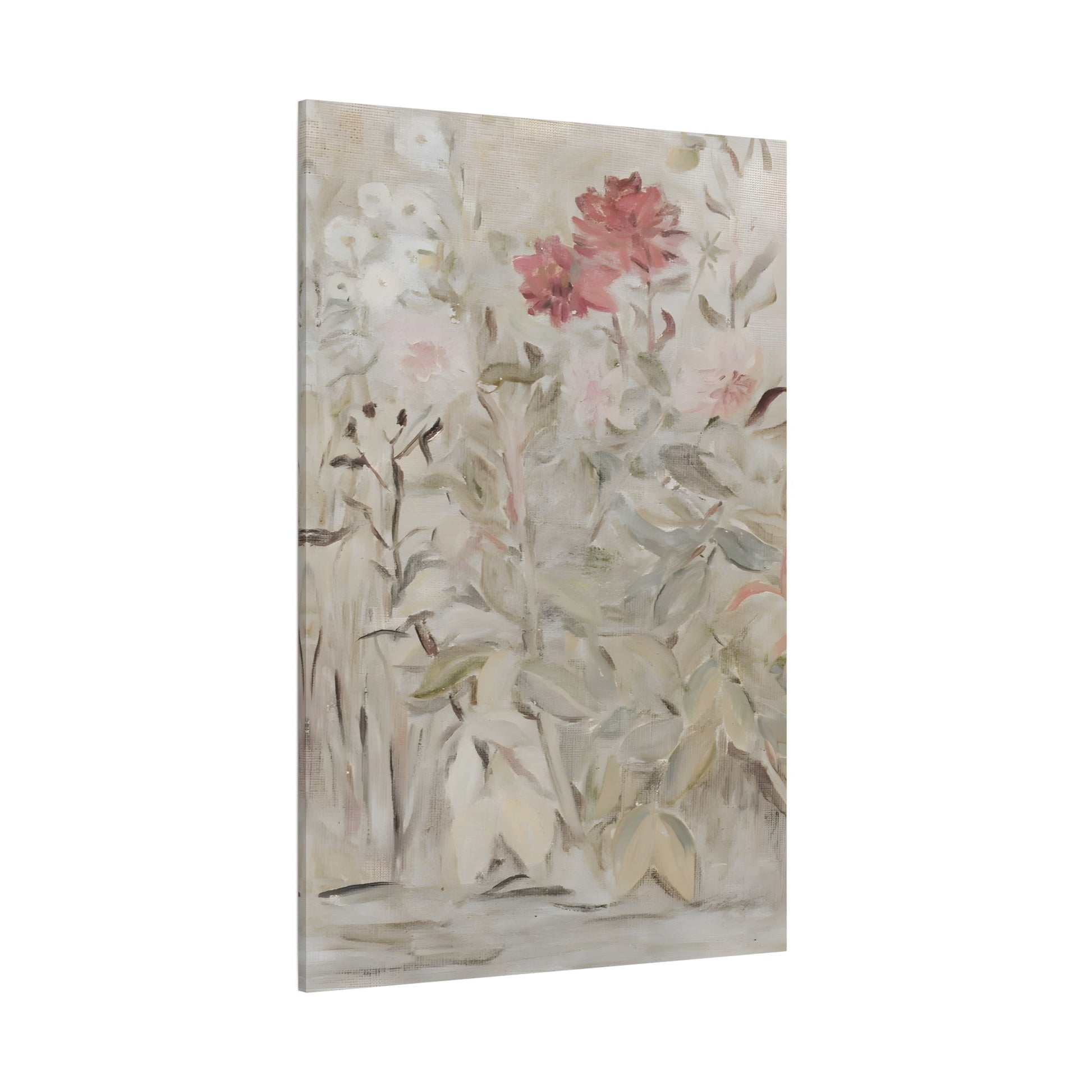 Antique Wildflowers Vintage Canvas Wall Art Floral Print