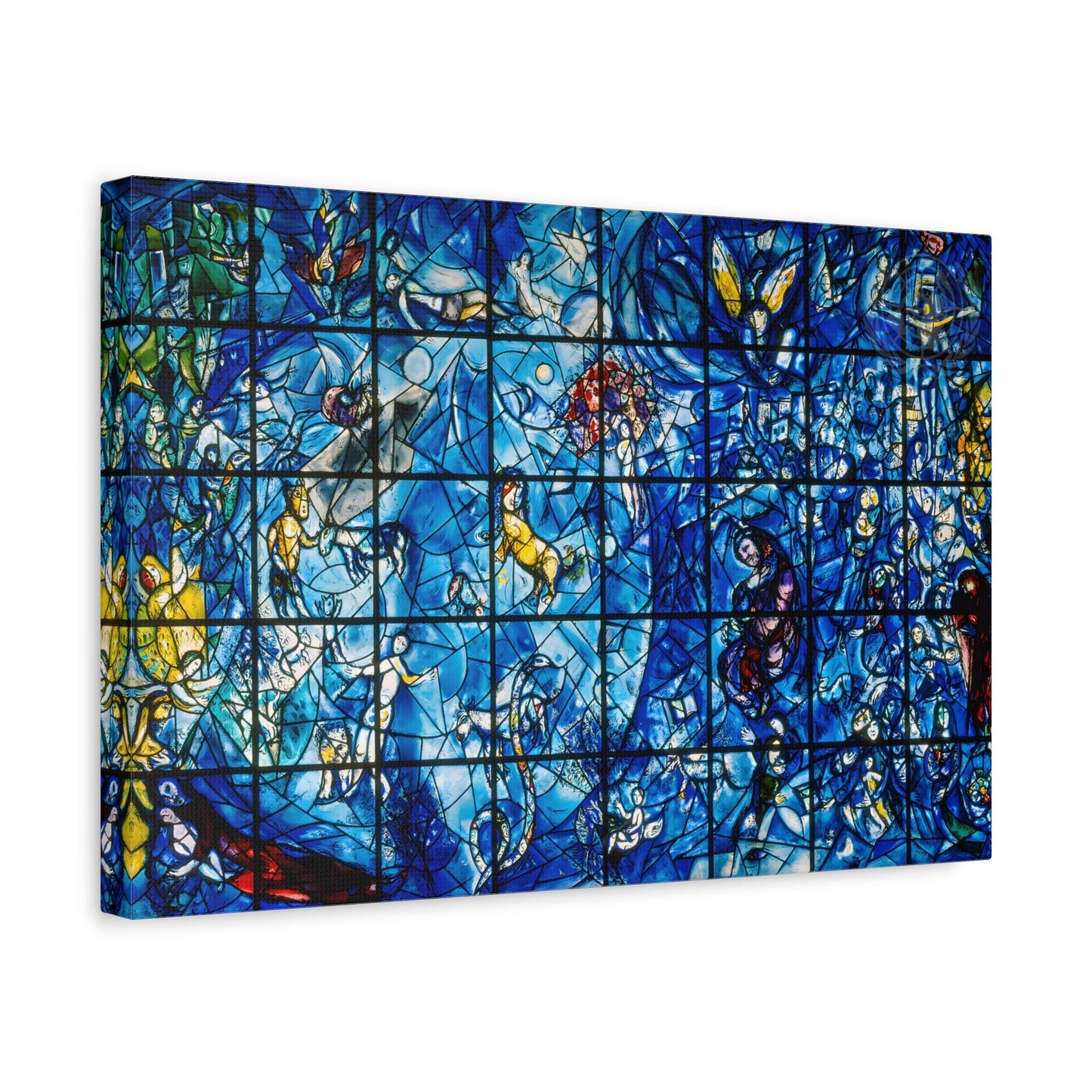 Blue Window Canvas Print - Large Chagall Wall Art Reproduction