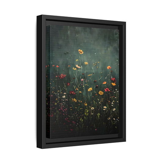 Botanical Floral Wildflower Green Canvas Vintage Vintage Wall Art