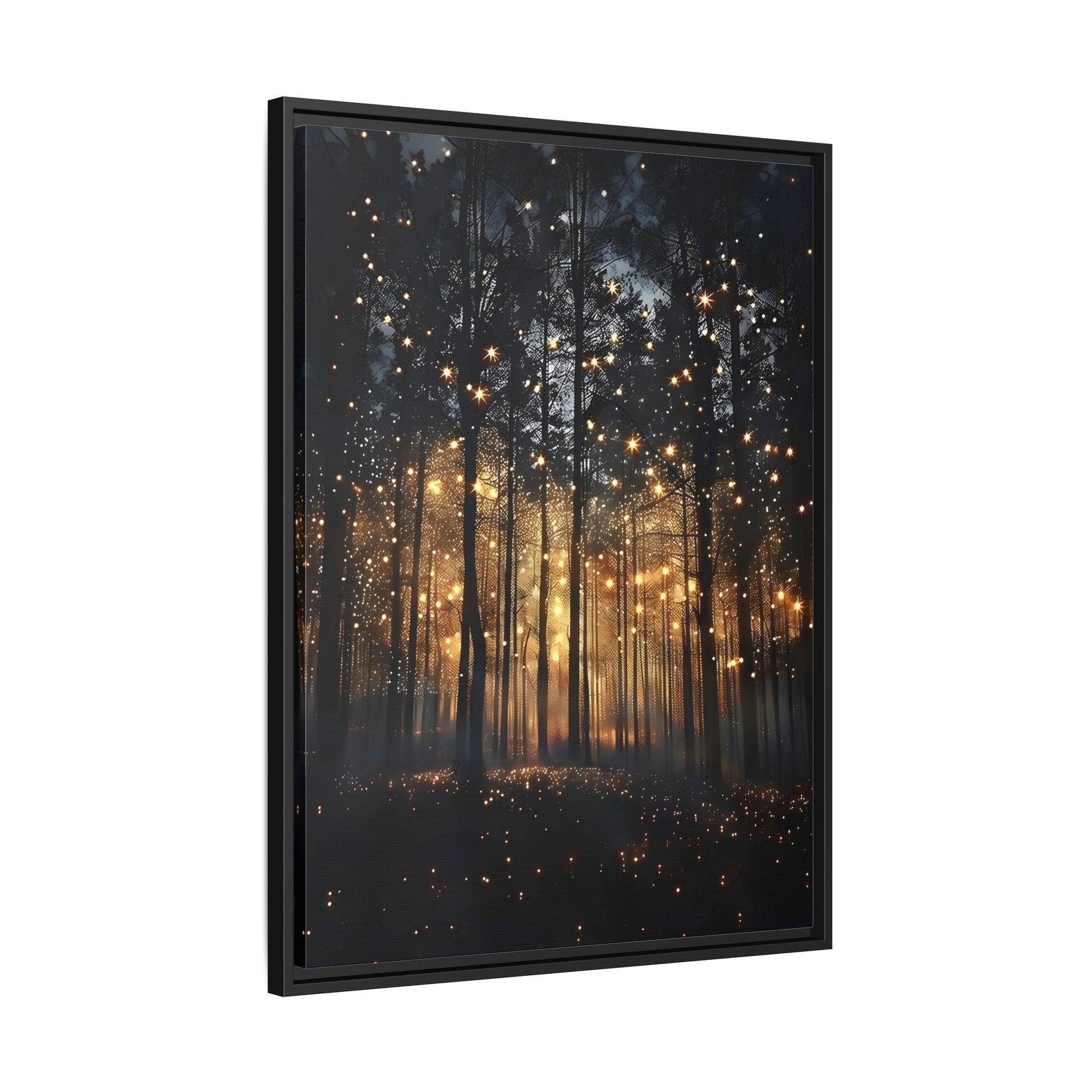 Botanical Forest Firefly Canvas Prints, Artful Nature Wall Art