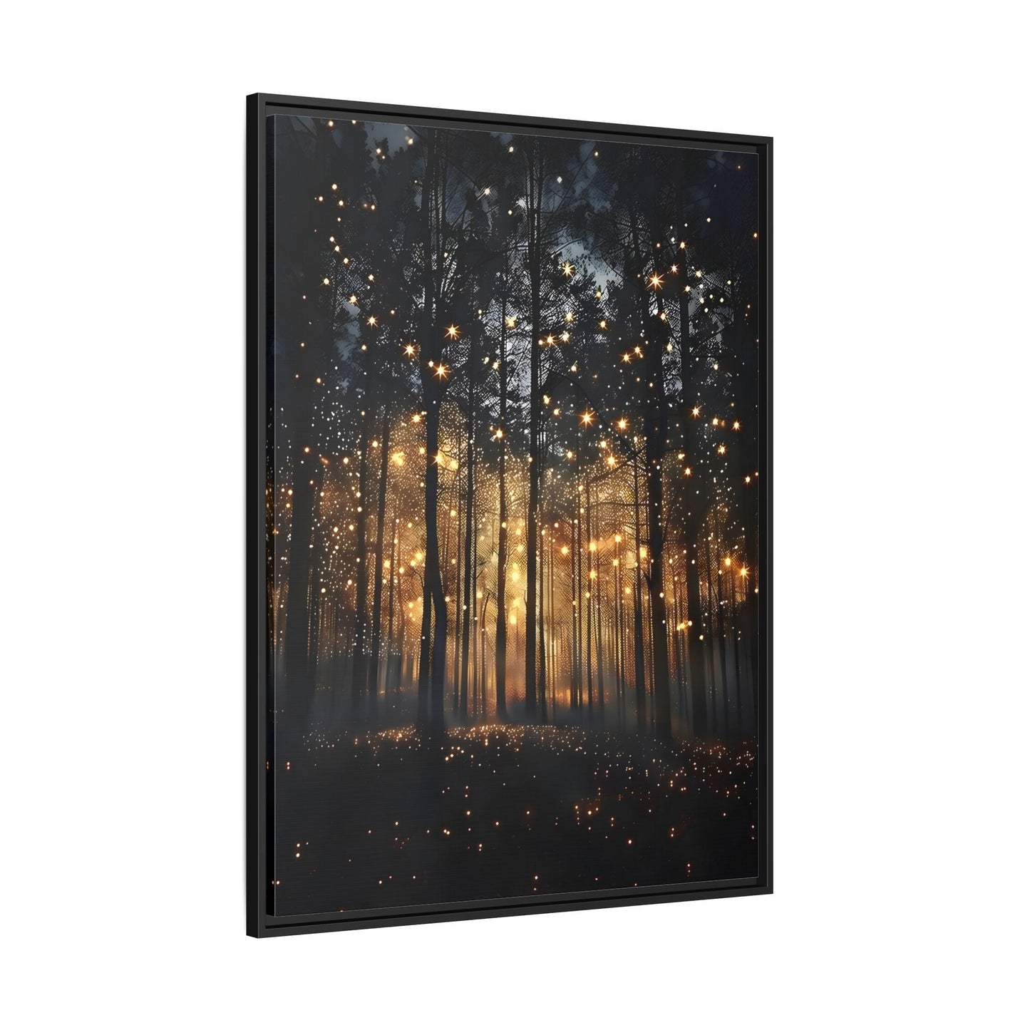 Botanical Forest Firefly Canvas Prints, Artful Nature Wall Art