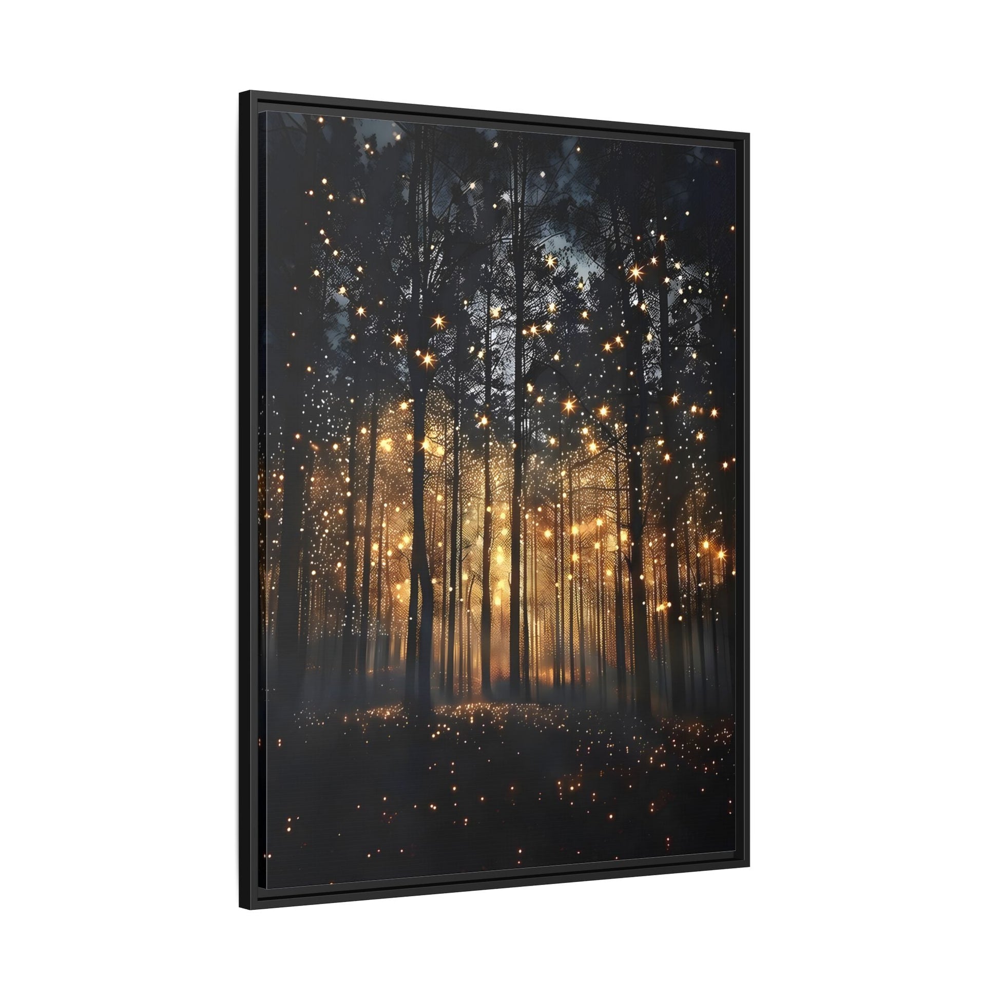 Botanical Forest Firefly Canvas Prints, Artful Nature Wall Art