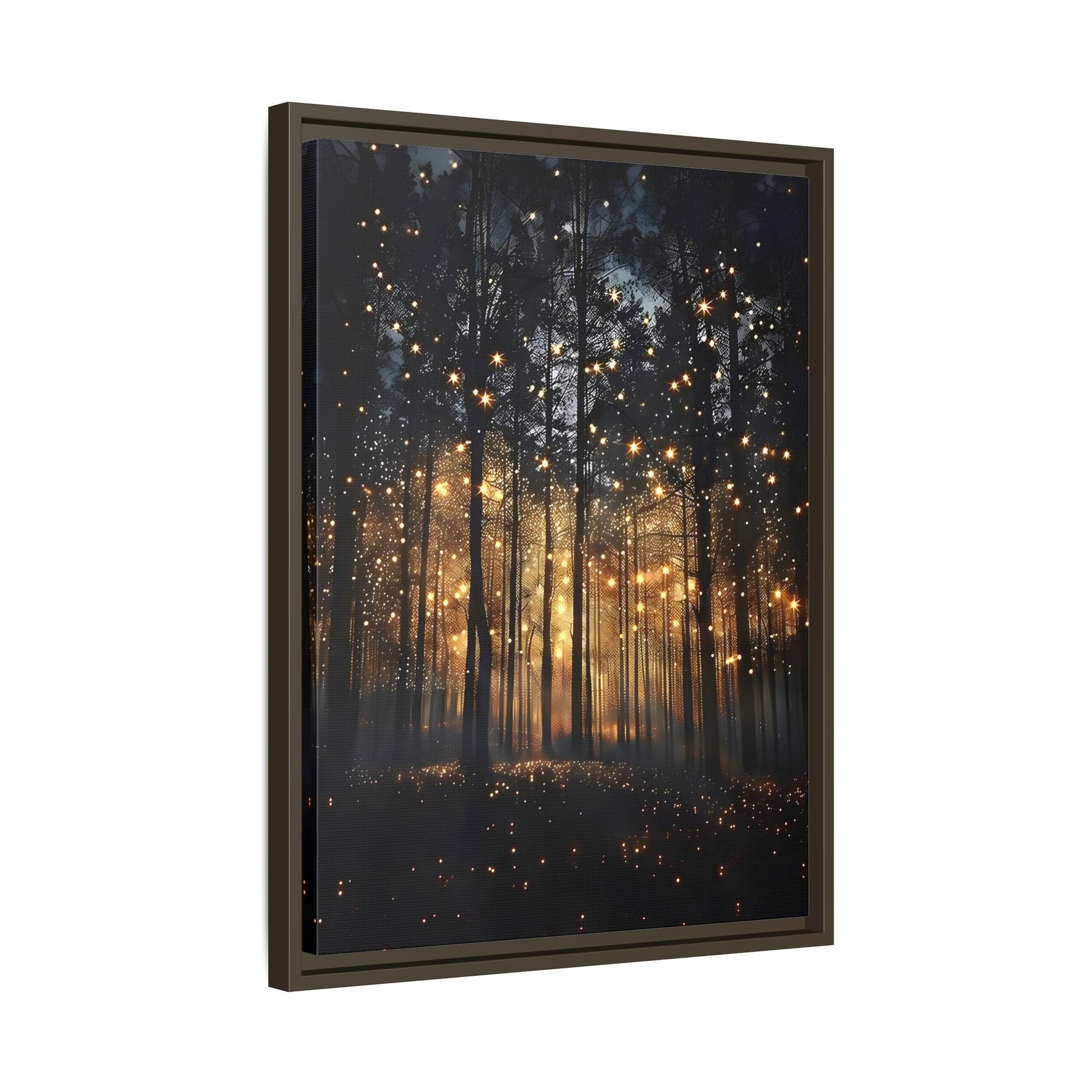 Botanical Forest Firefly Canvas Prints, Artful Nature Wall Art