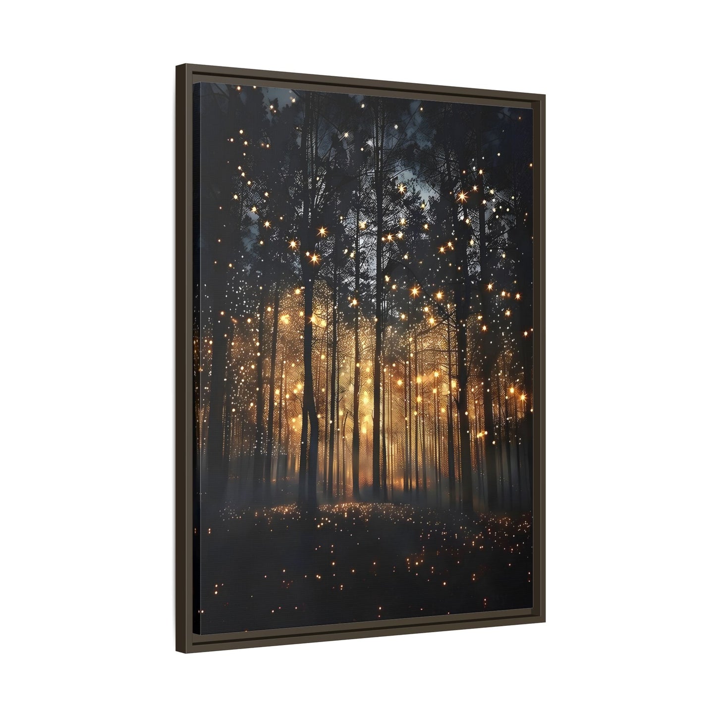 Botanical Forest Firefly Canvas Prints, Artful Nature Wall Art