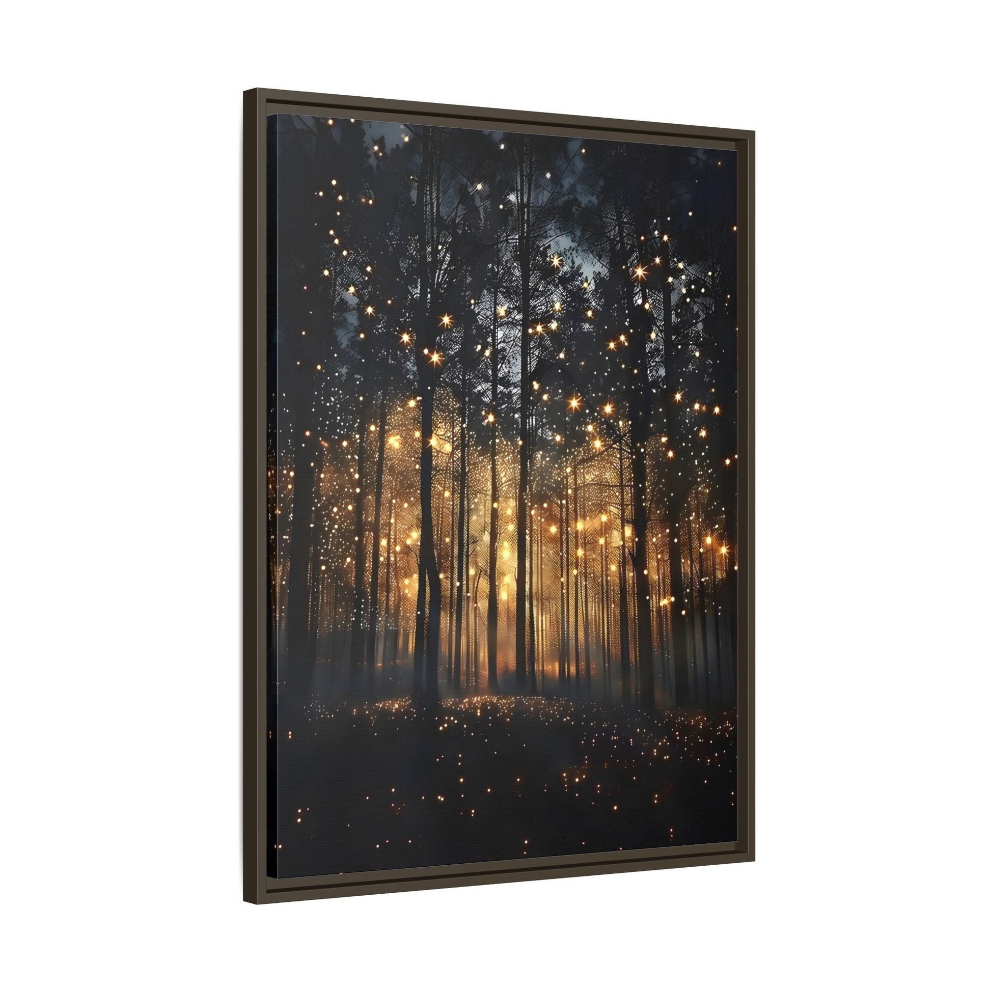 Botanical Forest Firefly Canvas Prints, Artful Nature Wall Art