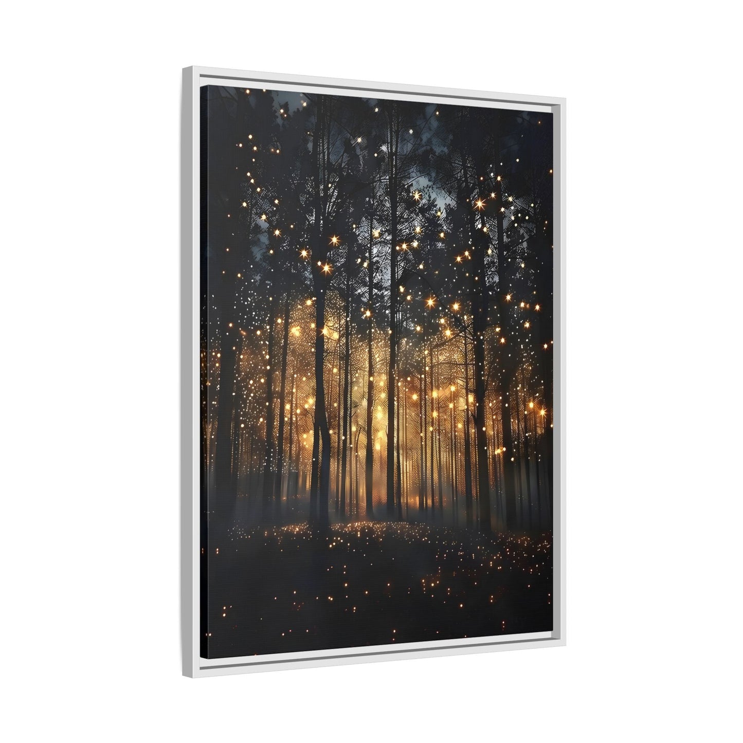 Botanical Forest Firefly Canvas Prints, Artful Nature Wall Art