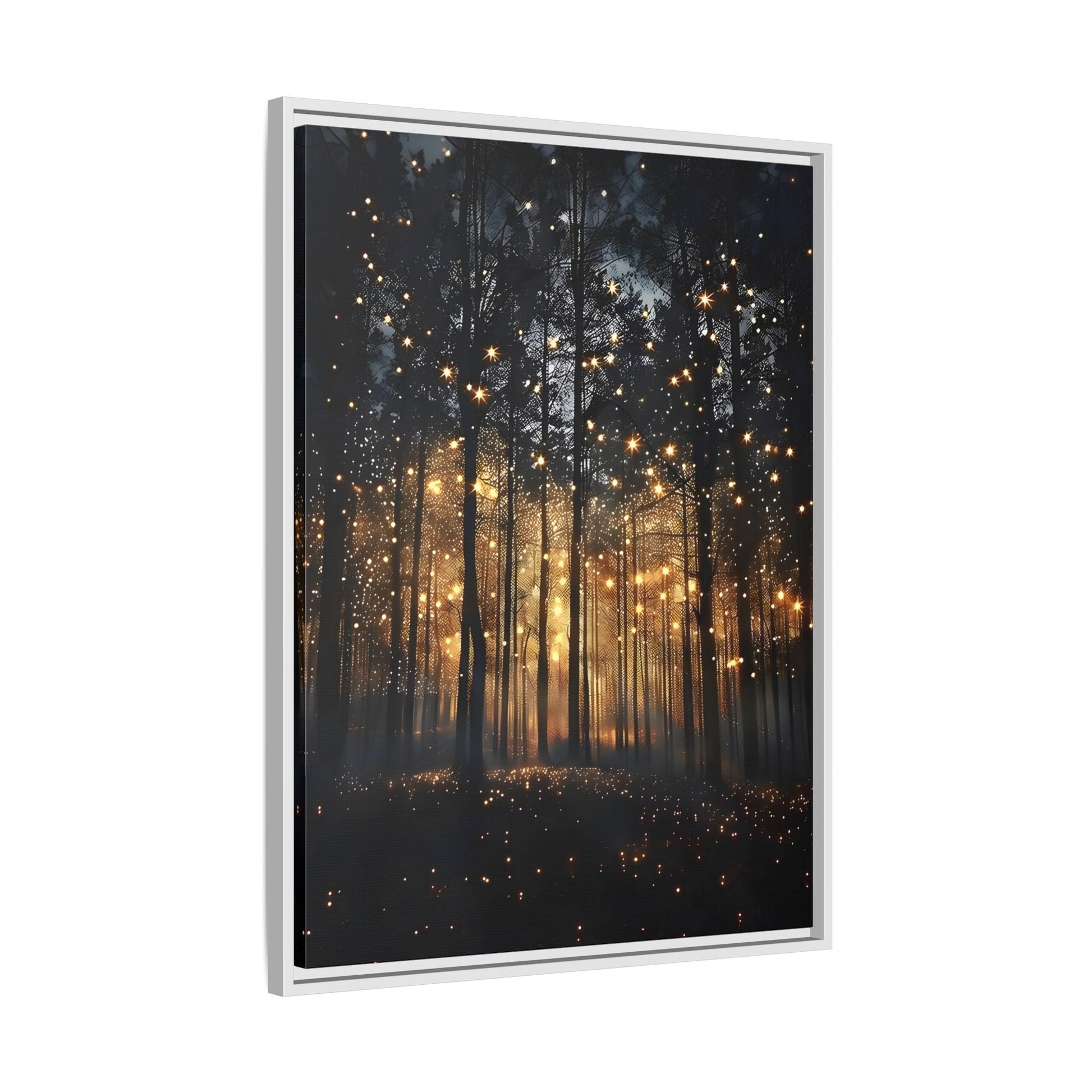 Botanical Forest Firefly Canvas Prints, Artful Nature Wall Art