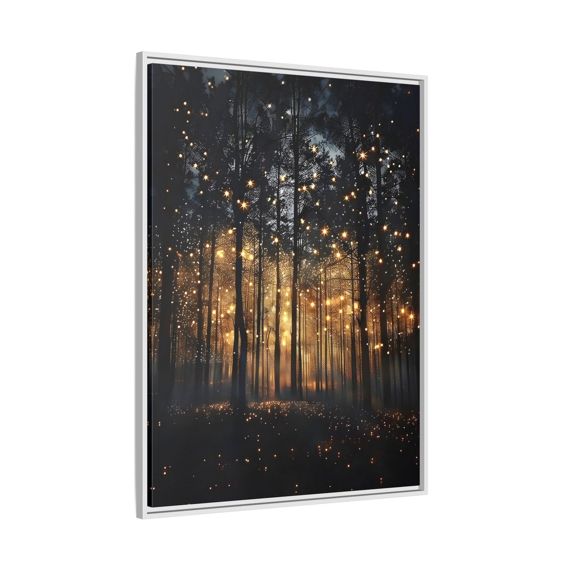 Botanical Forest Firefly Canvas Prints, Artful Nature Wall Art