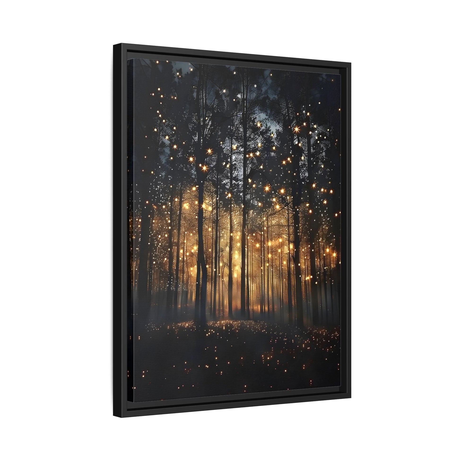 Botanical Forest Firefly Canvas Prints, Artful Nature Wall Art