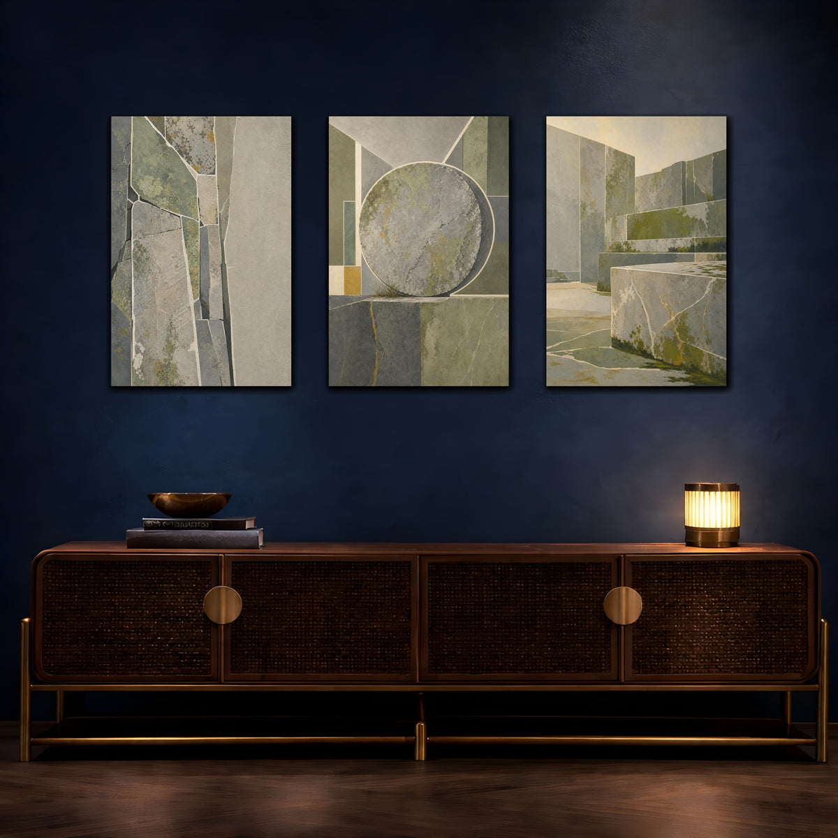Coordinated trio room mockup 3