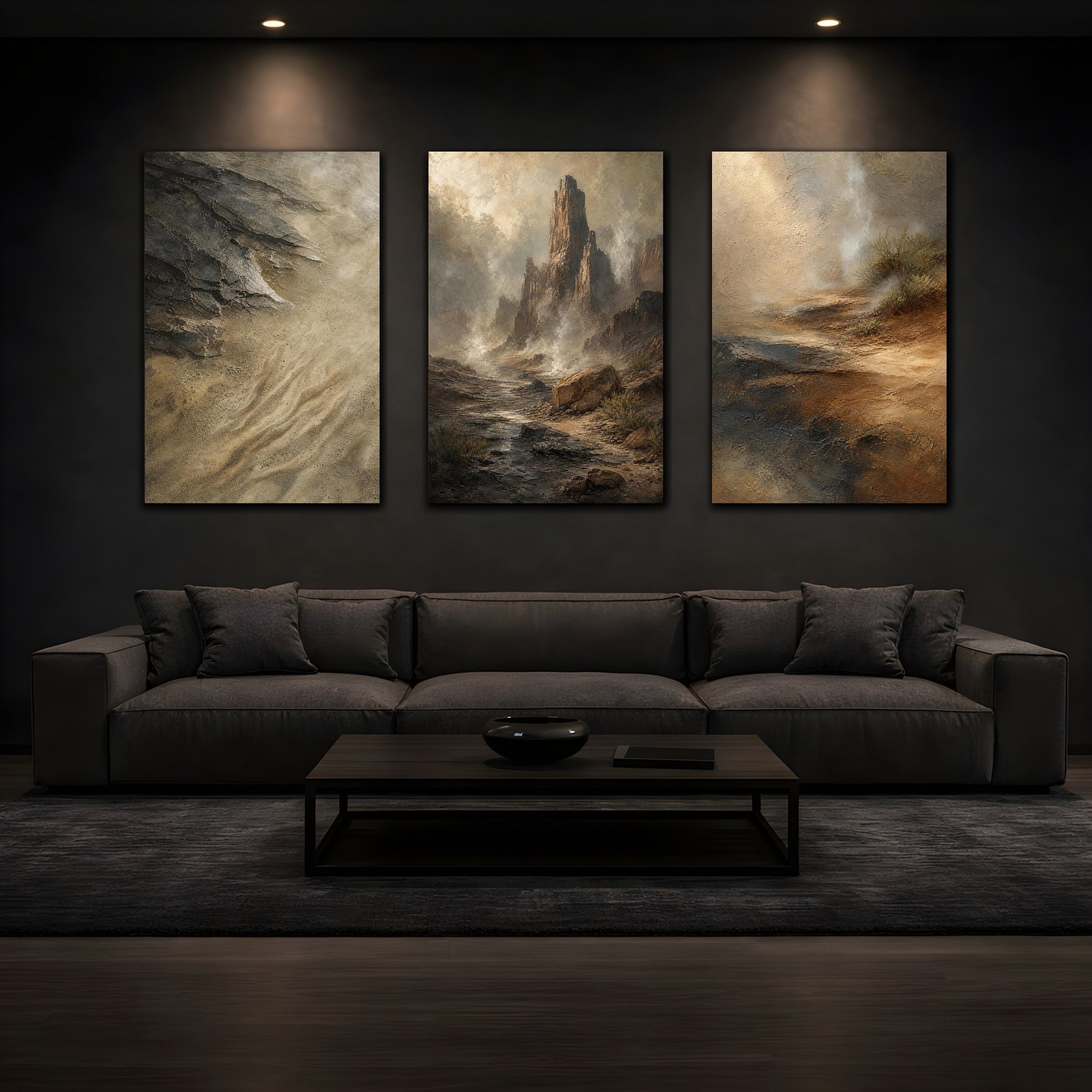 Coordinated trio room mockup 1