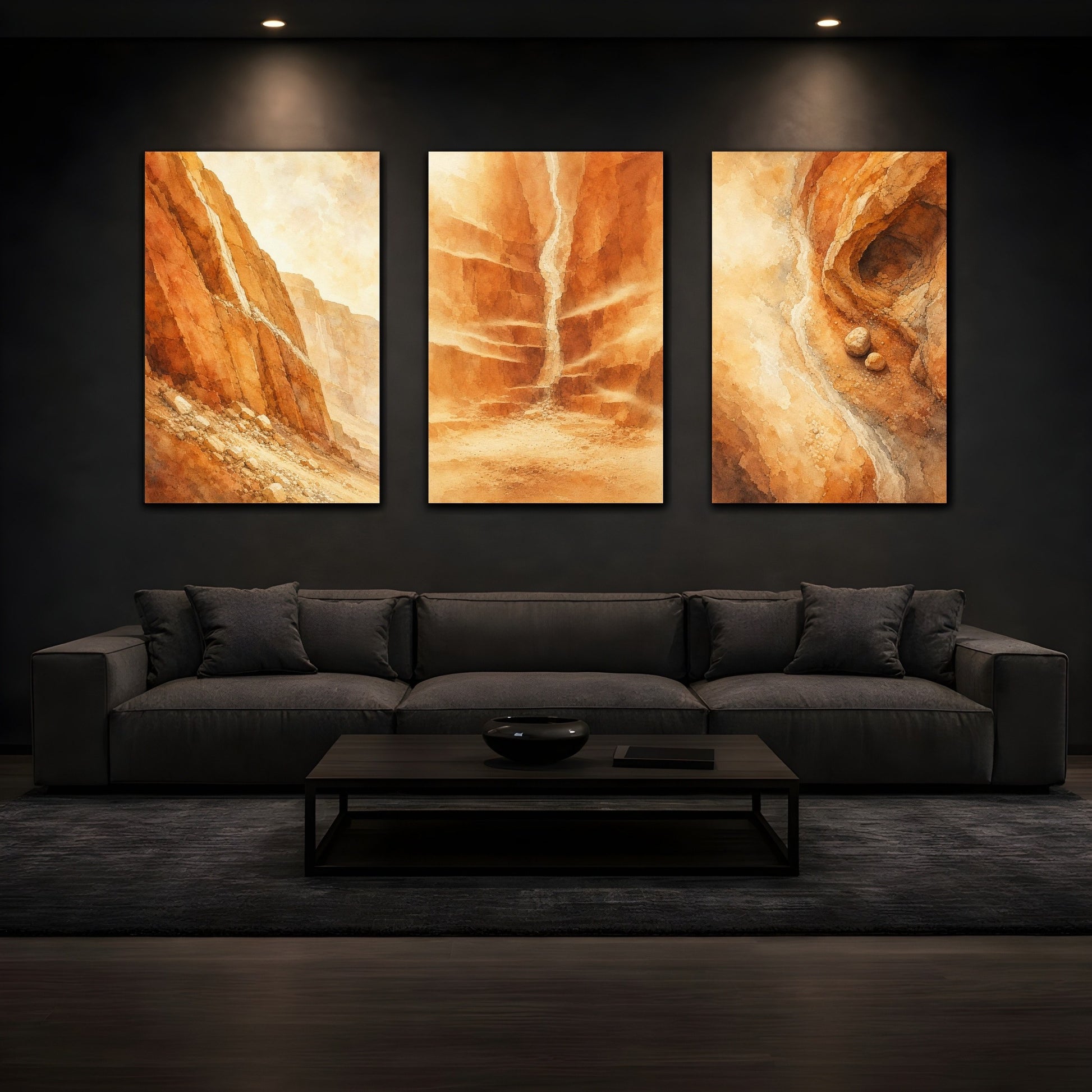 Coordinated trio room mockup 1