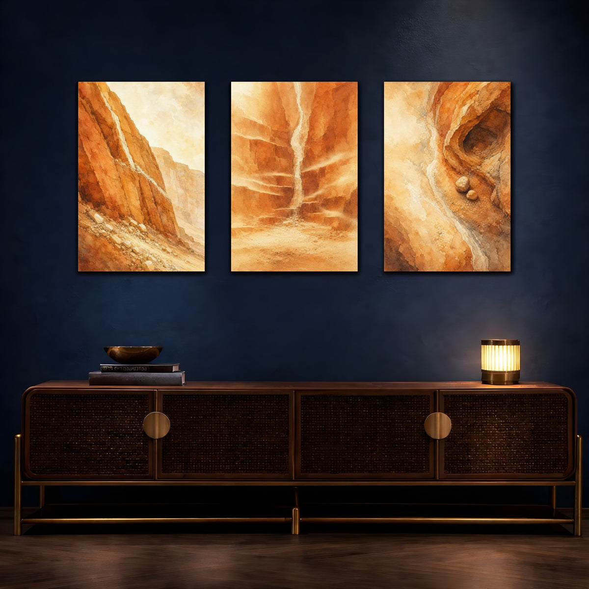 Coordinated trio room mockup 3