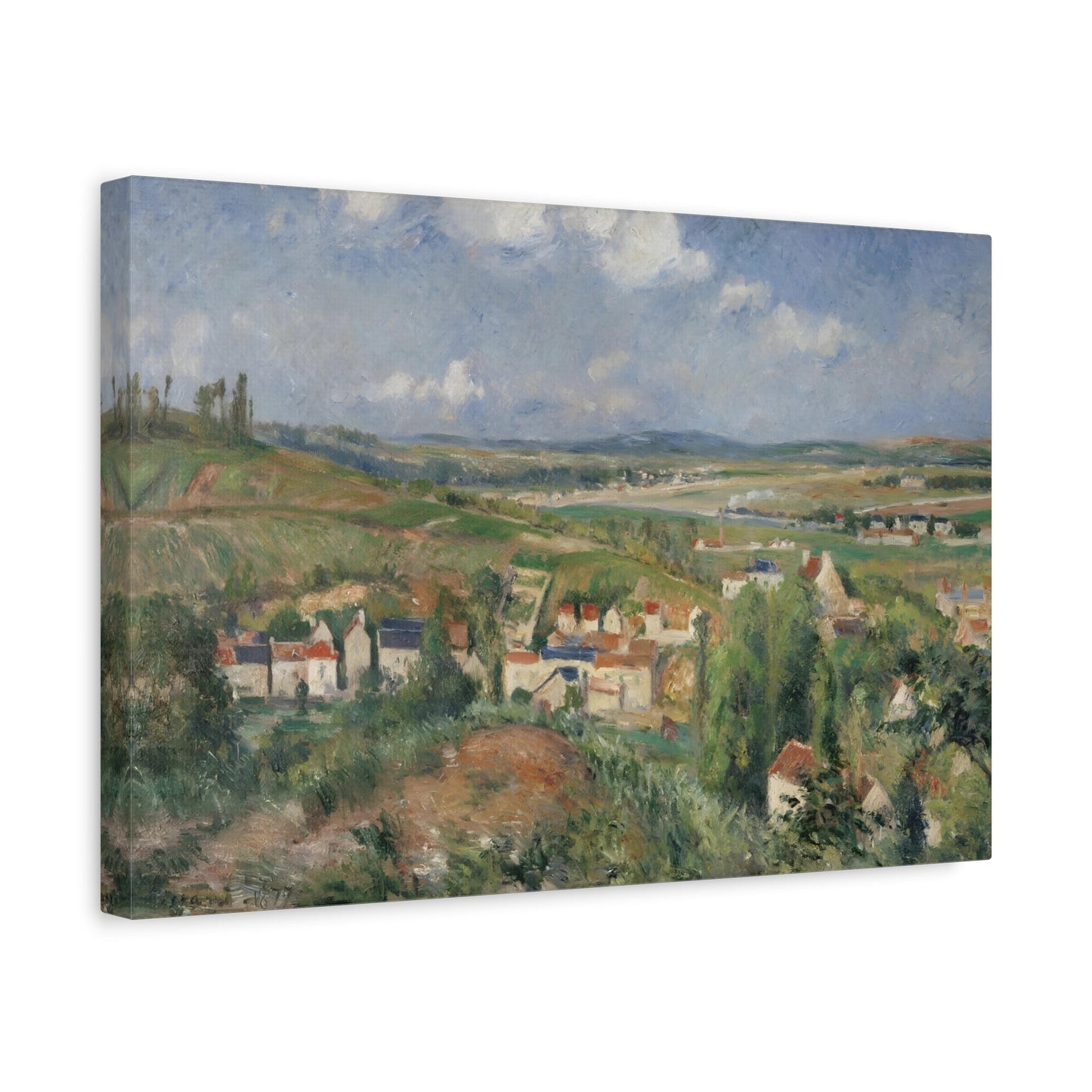 Camille Pissarro Summer Pontoise - Landscape Canvas Wall Art Print