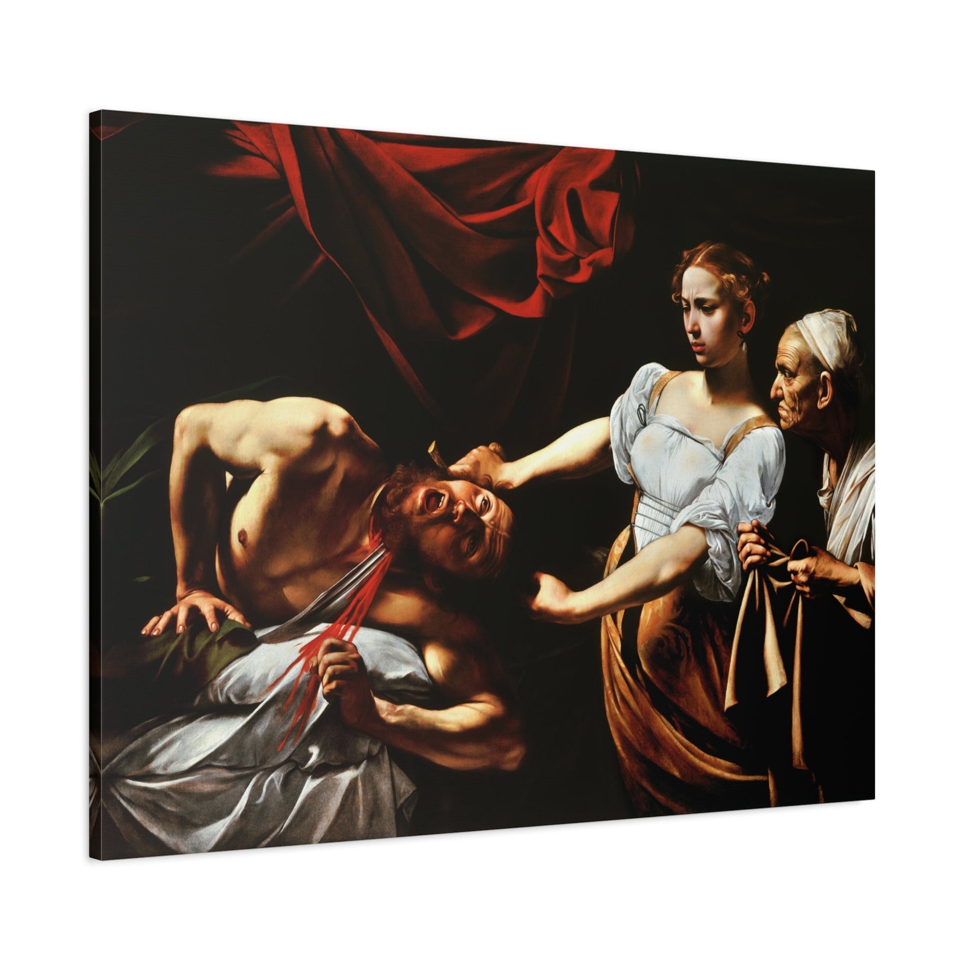 Caravaggio Judith Beheading Holofernes - Canvas Wall Art Print