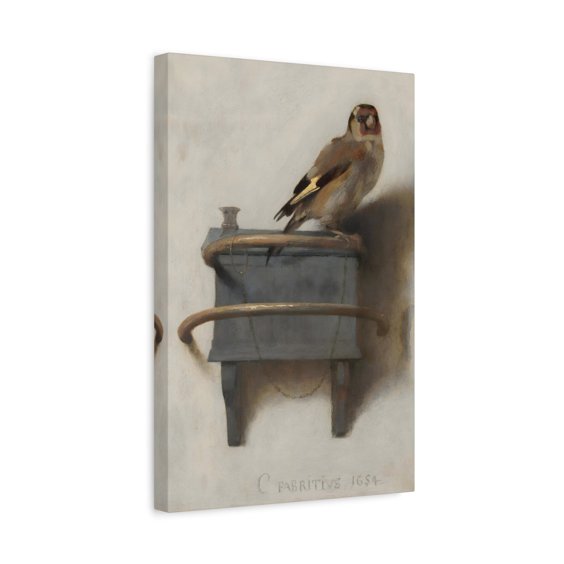 Carel Fabritius Goldfinch - Canvas Wall Art Print Reproduction