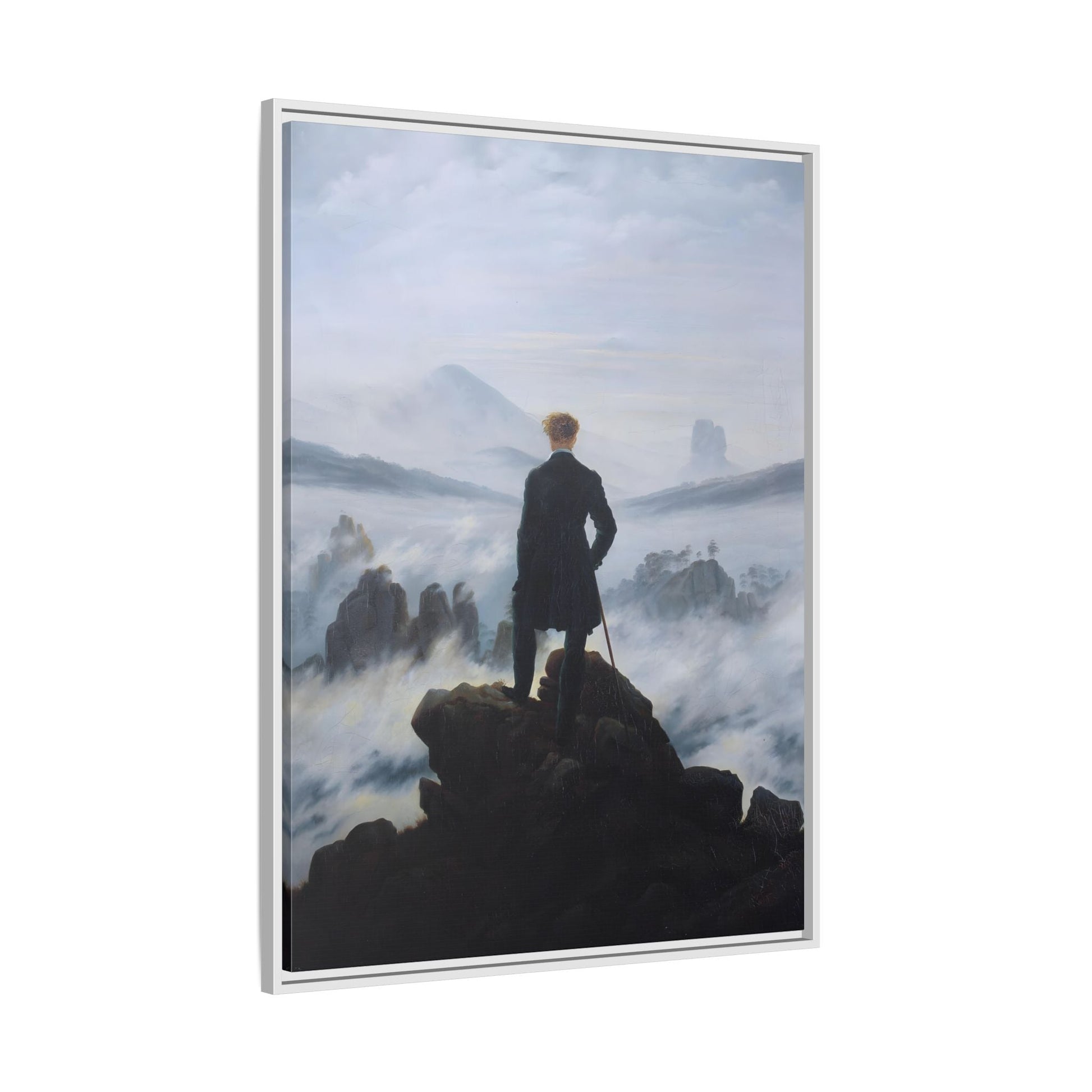 Caspar David Friedrich Canvas Print Wall Art Print - The Wanderer Above the Sea of Fog