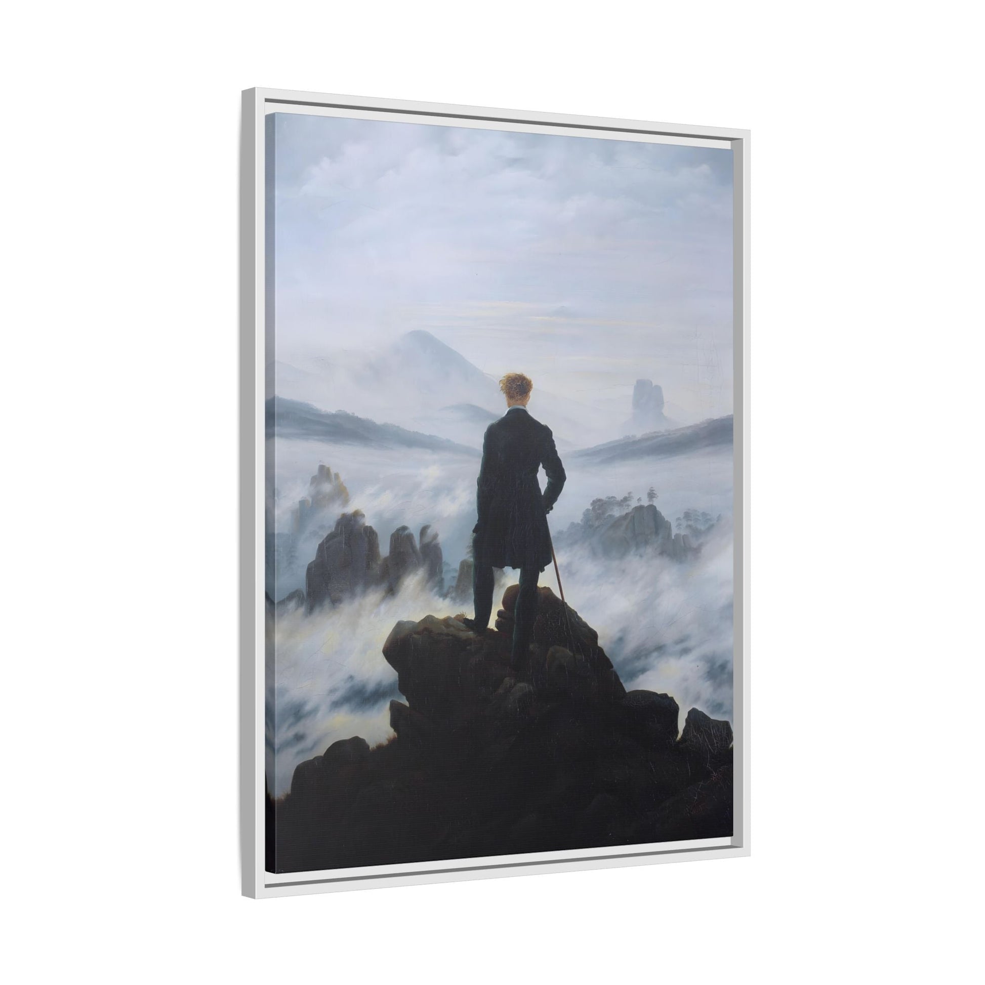 Caspar David Friedrich Canvas Print Wall Art Print - The Wanderer Above the Sea of Fog