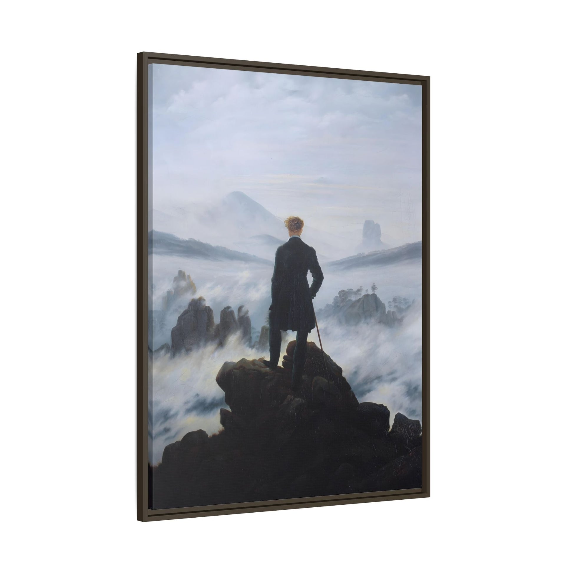Caspar David Friedrich Canvas Print Wall Art Print - The Wanderer Above the Sea of Fog