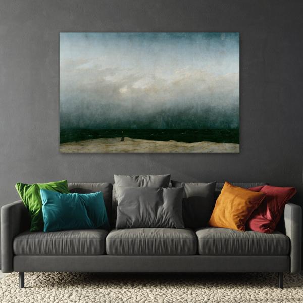 Caspar David Friedrich Monk by the Sea - German Canvas Wall Art Painting Print