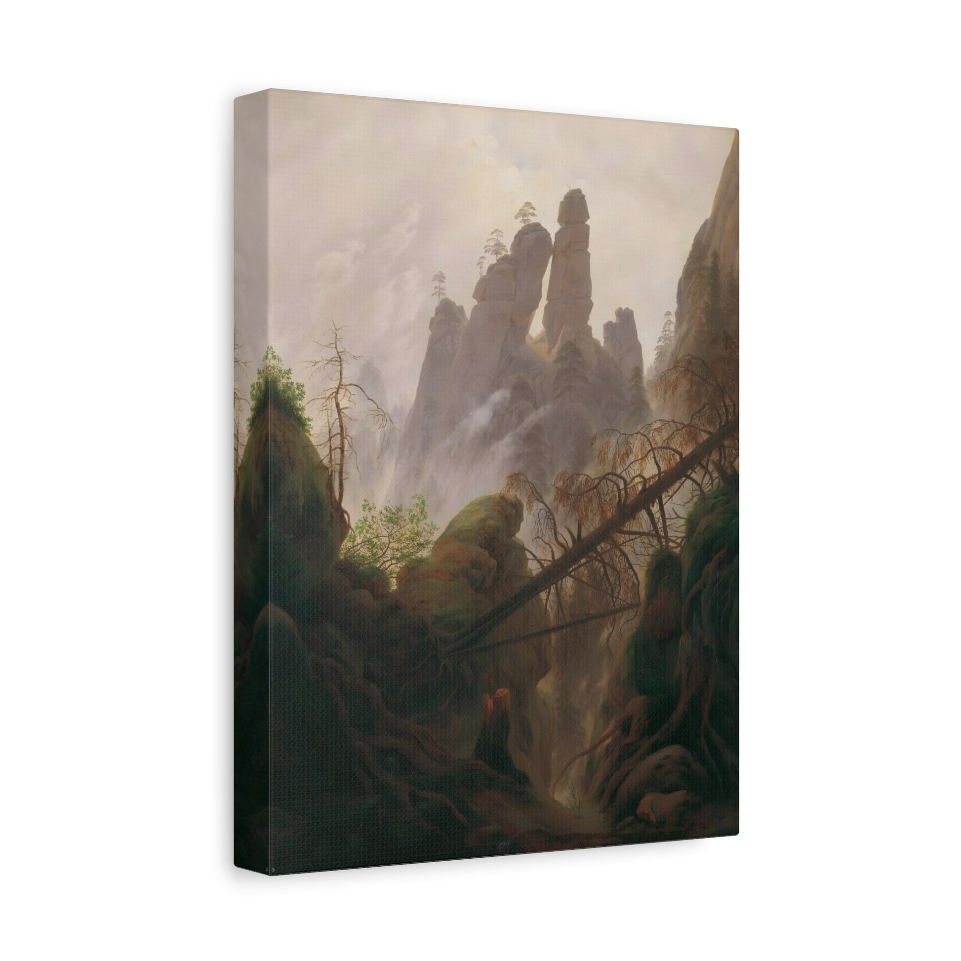 Caspar David Friedrich Rocky Mountains - Canvas Wall Art Painting Print