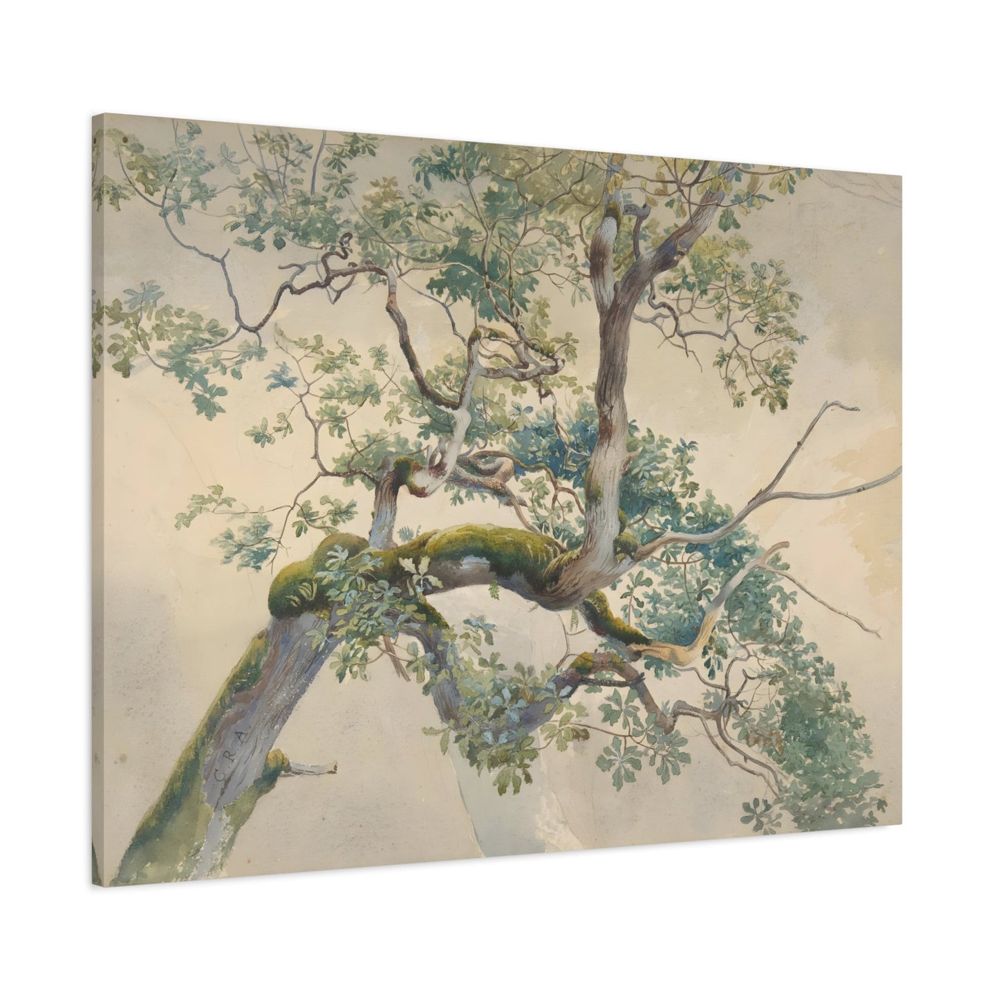 Charles Reginal Aston Tree Branches - Canvas Wall Art Reproduction