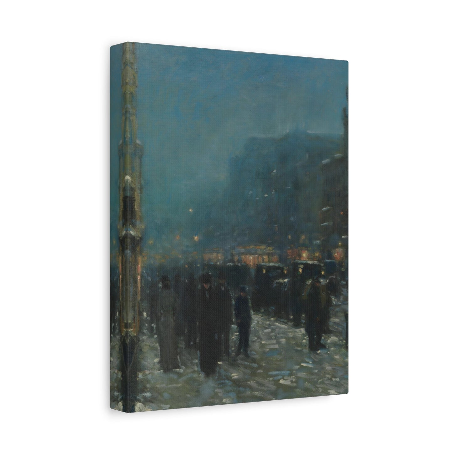 Childe Hassam Broadway and 42nd Street Painting - Canvas Artwork Print